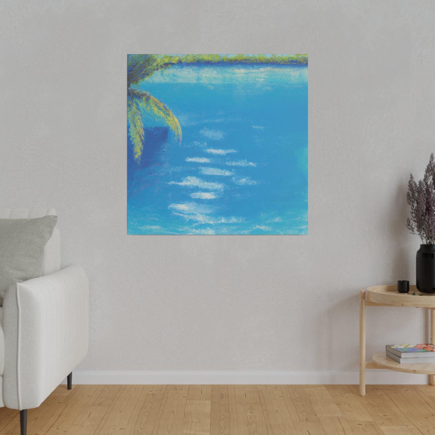 9819K - Bahamas Ocean Painting Print | Bahamas | Ocean | Beach | Poster | Home Decor | Wall Art | Canvas