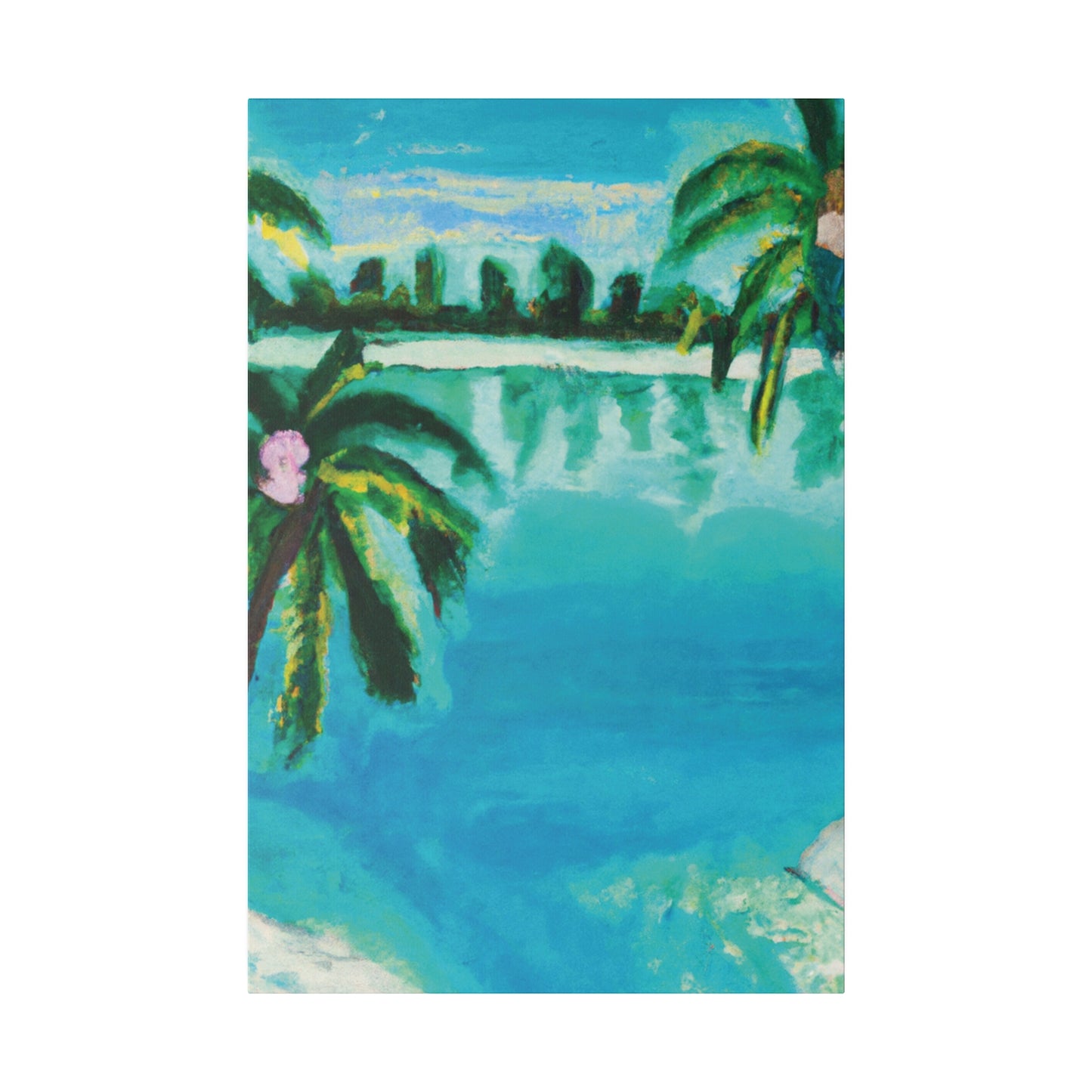 4327F - Bahamas Ocean Painting Print | Bahamas | Ocean | Beach | Poster | Home Decor | Wall Art | Canvas