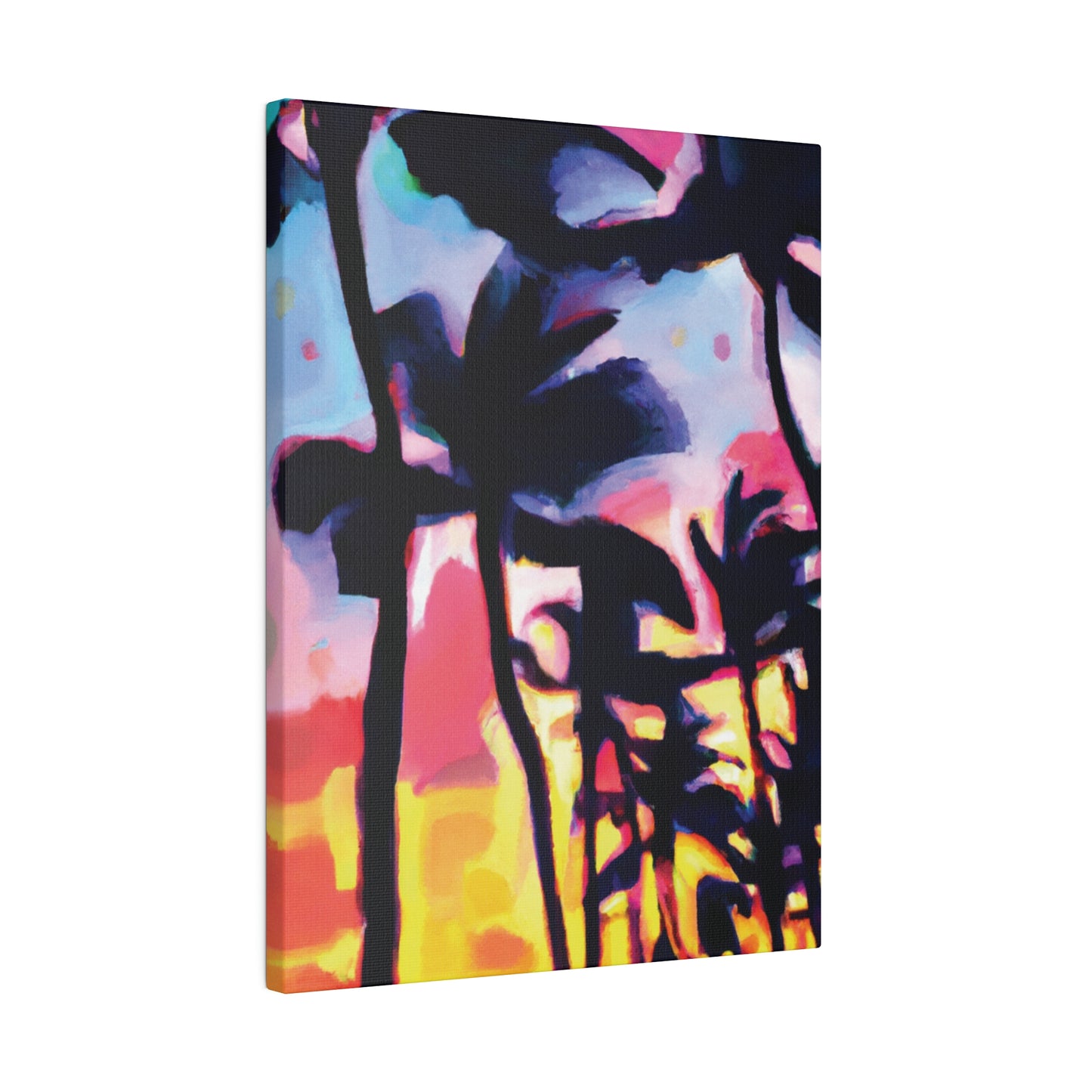 2637V - Miami Beach Sunset Painting Print | Miami | Beach | Sunset | Poster | Home Decor | Wall Art | Canvas