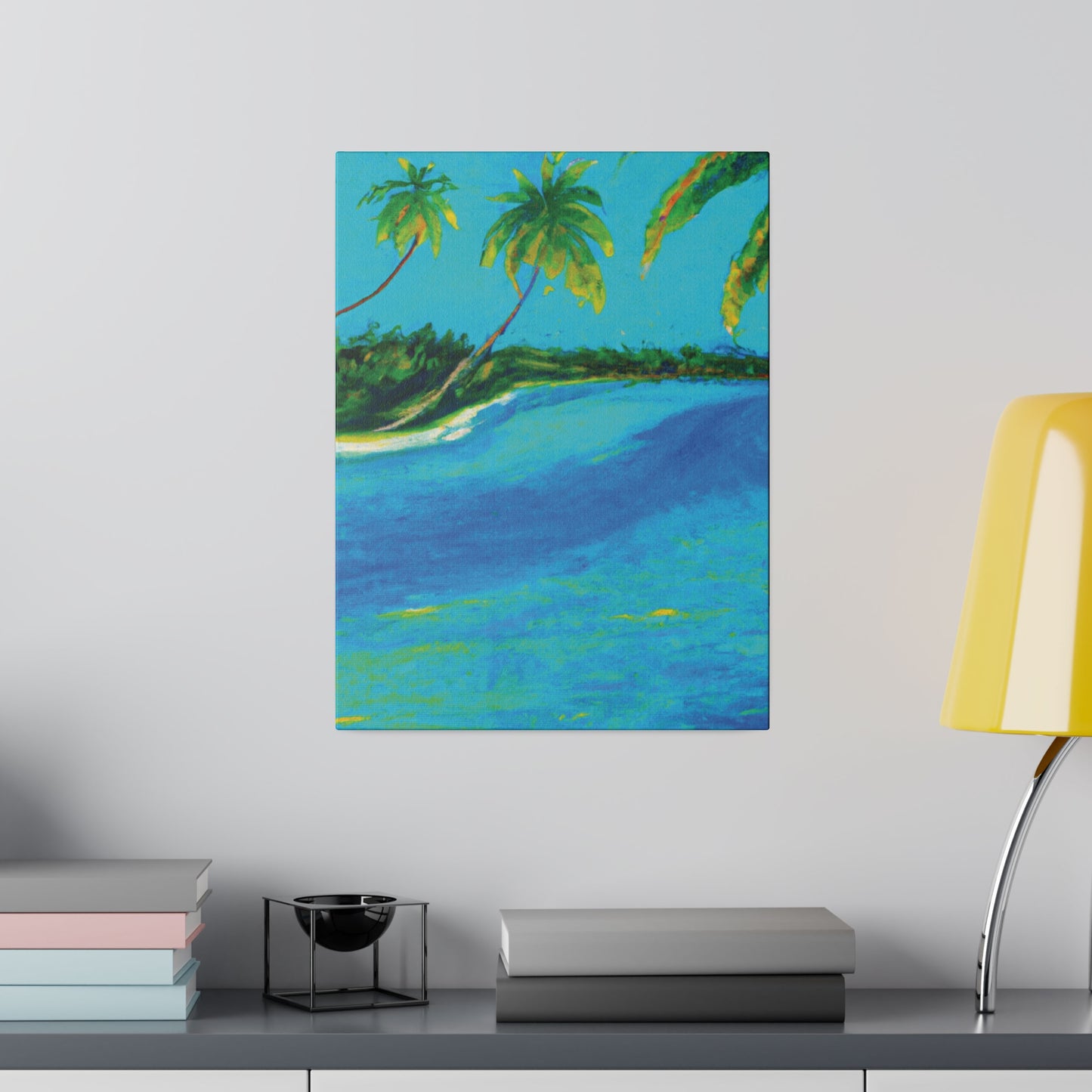 5491K - Bahamas Ocean Painting Print | Bahamas | Ocean | Beach | Poster | Home Decor | Wall Art | Canvas