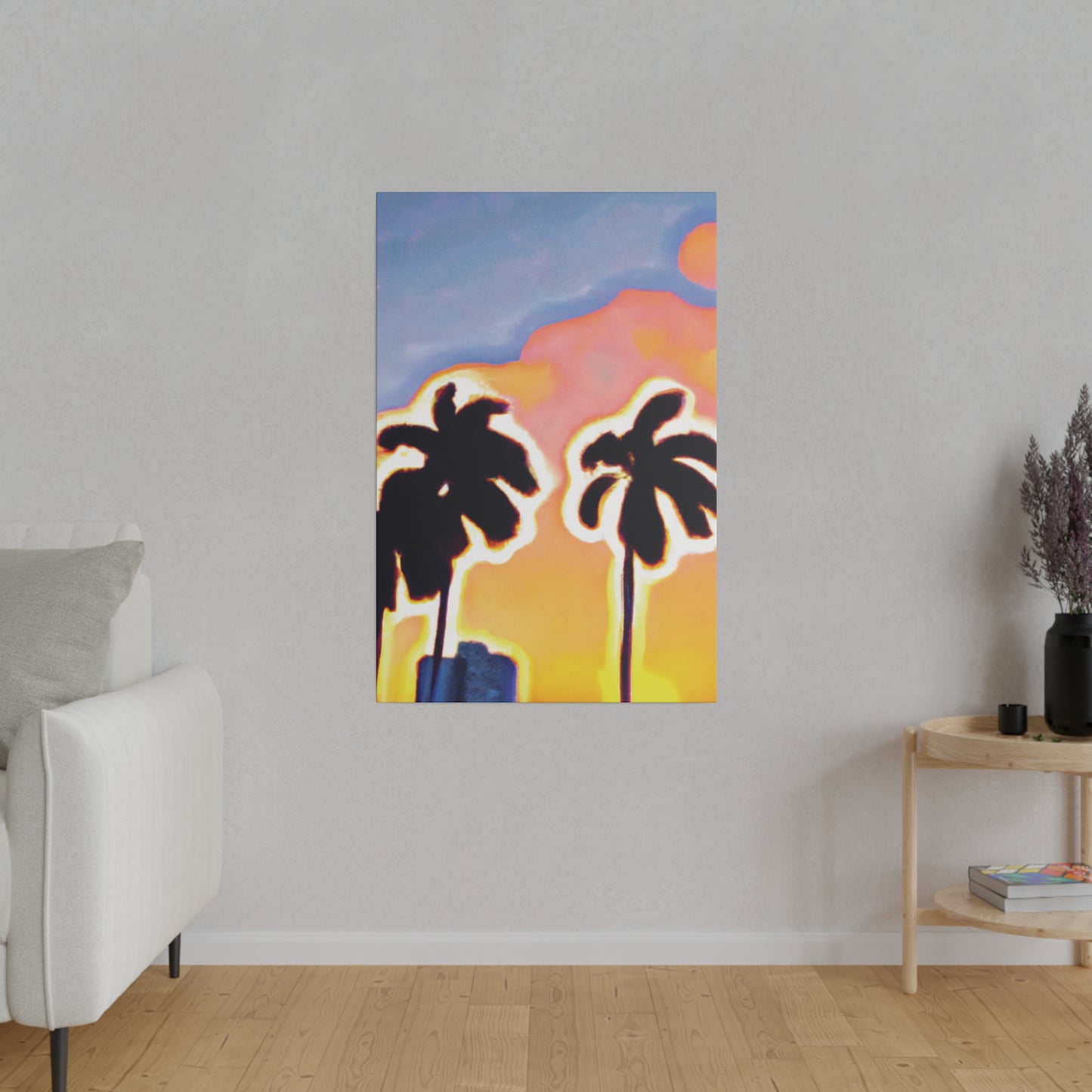 2766U - Miami Beach Sunset Painting Print | Miami | Beach | Sunset | Poster | Home Decor | Wall Art | Canvas