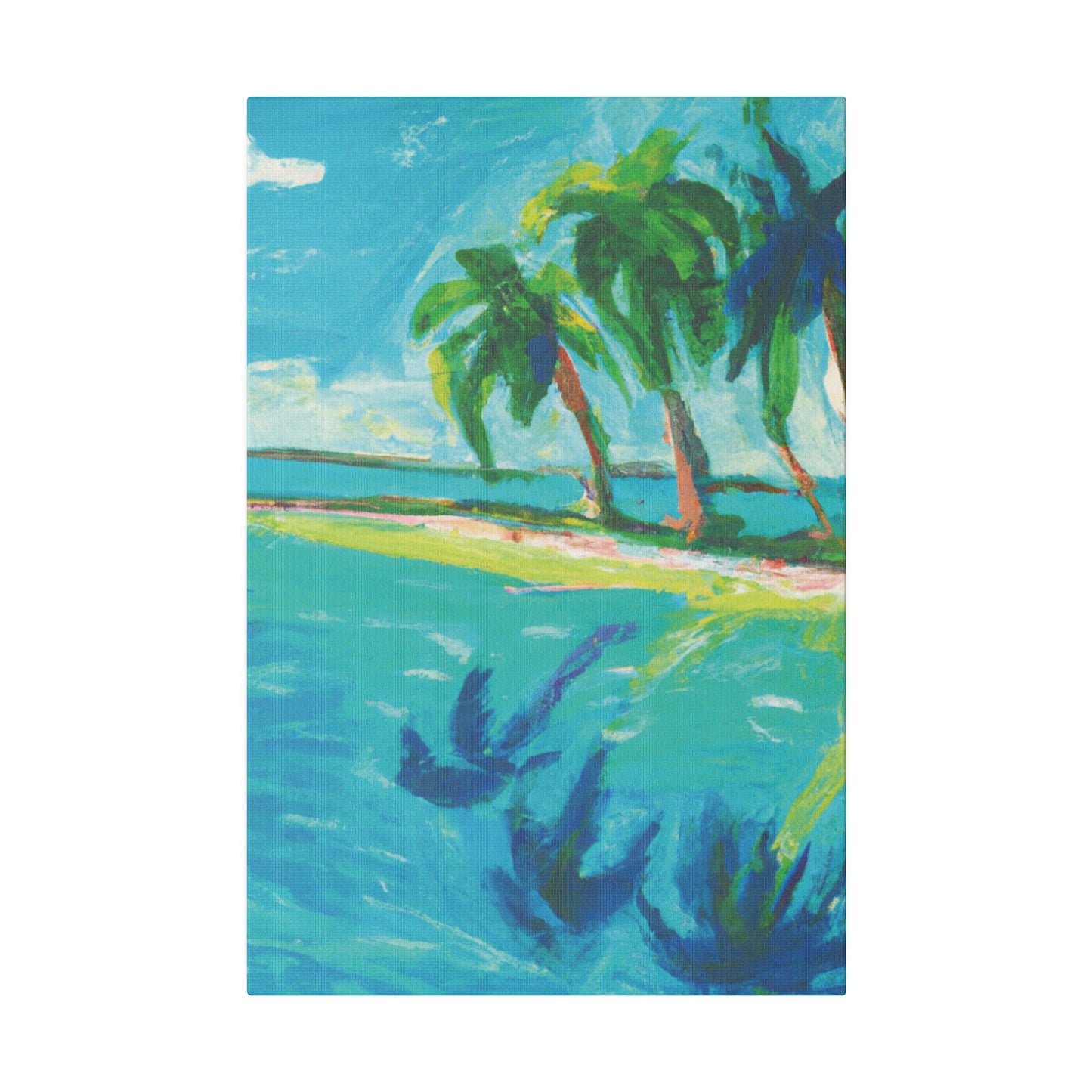 7326Z - Bahamas Ocean Painting Print | Bahamas | Ocean | Beach | Poster | Home Decor | Wall Art | Canvas