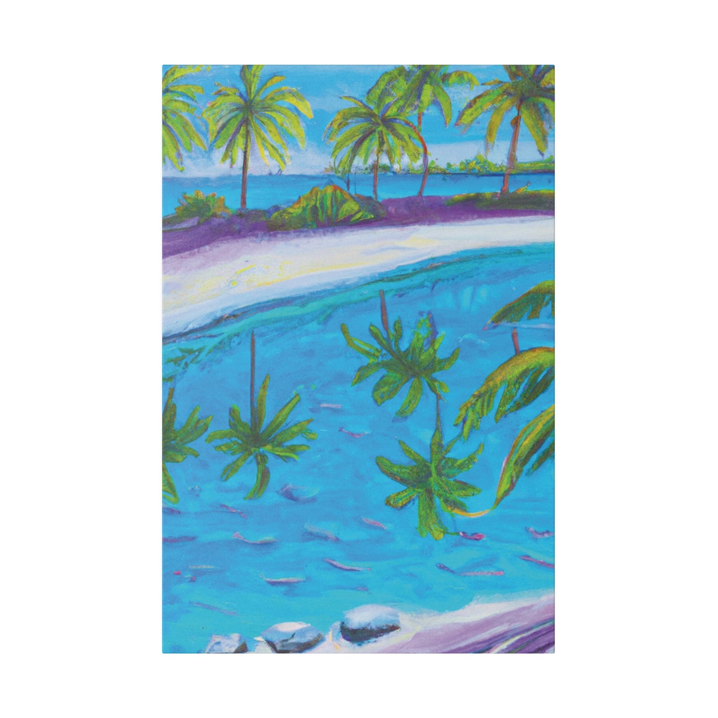 9138P - Bahamas Ocean Painting Print | Bahamas | Ocean | Beach | Poster | Home Decor | Wall Art | Canvas