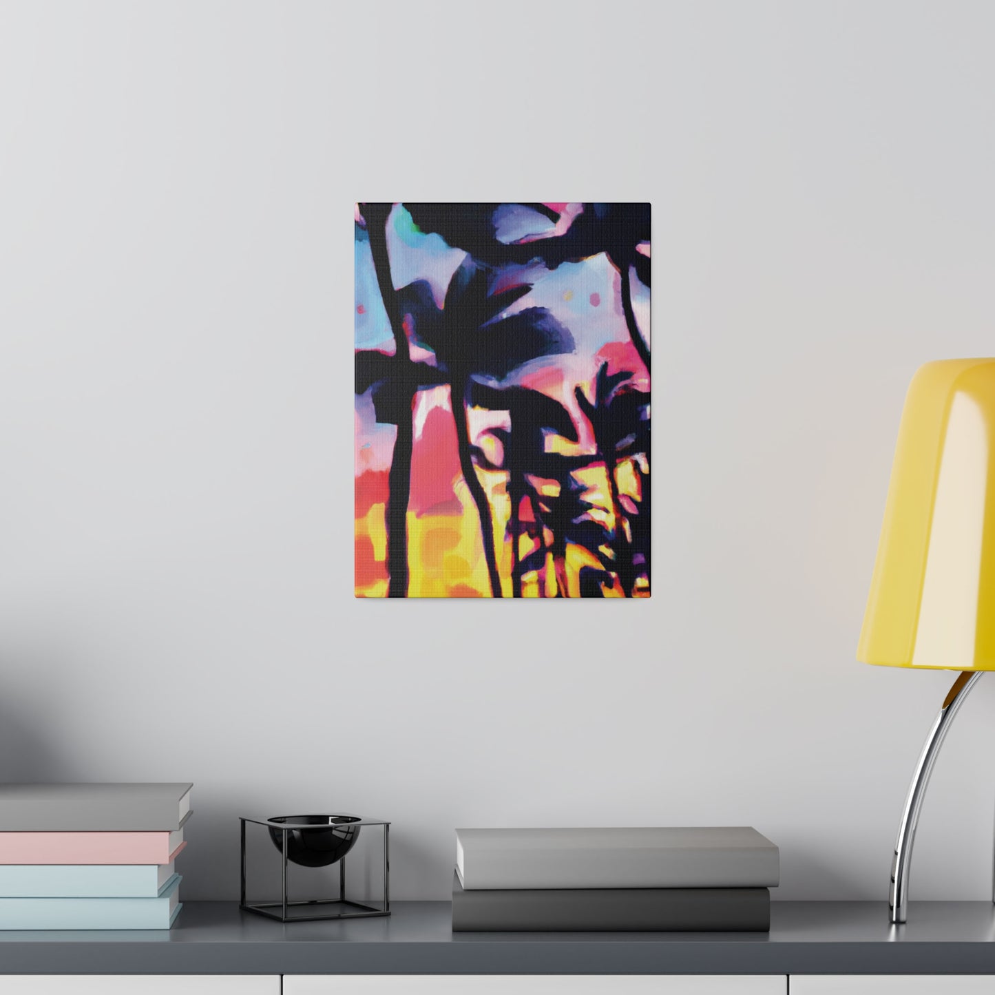 2637V - Miami Beach Sunset Painting Print | Miami | Beach | Sunset | Poster | Home Decor | Wall Art | Canvas