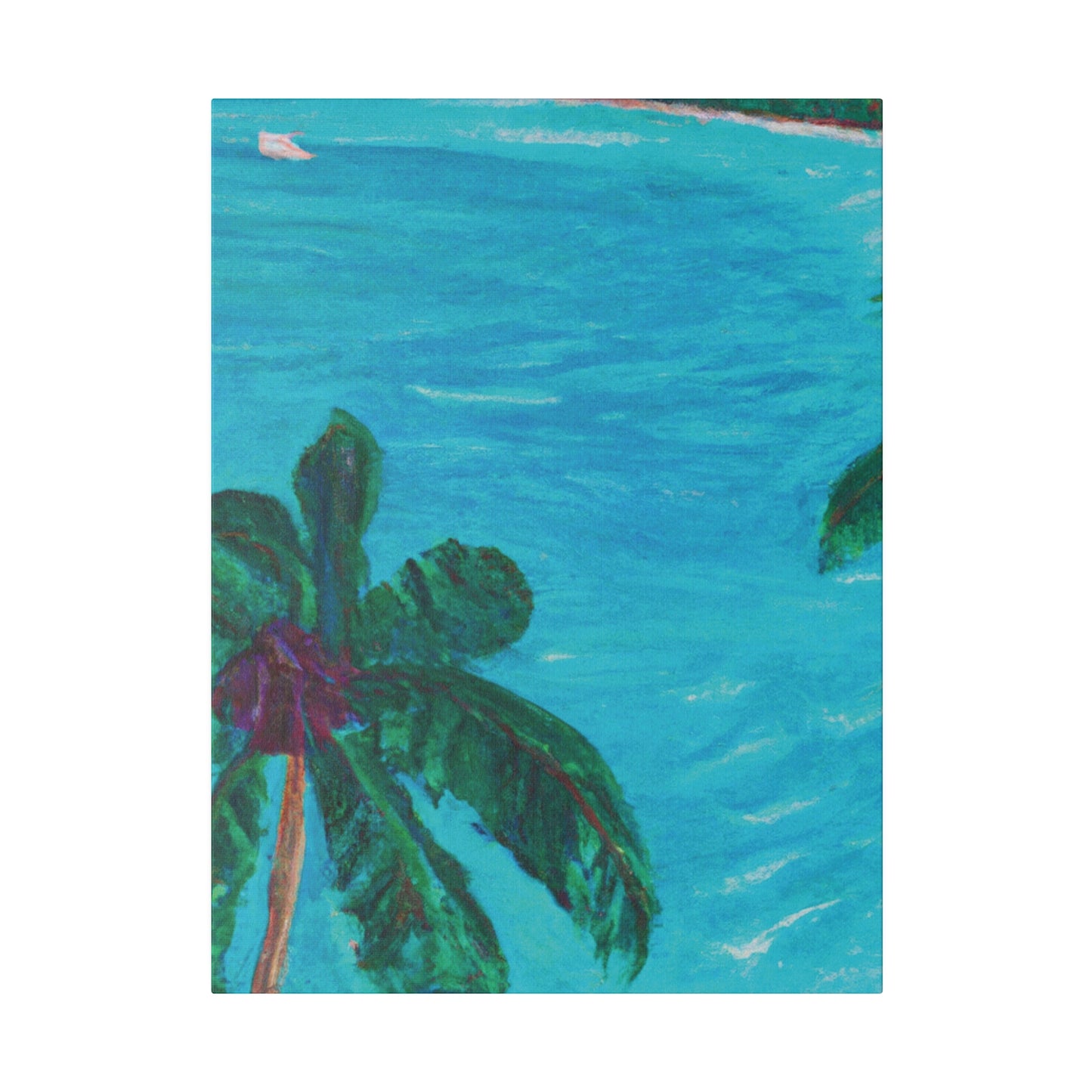 8319W - Bahamas Ocean Painting Print | Bahamas | Ocean | Beach | Poster | Home Decor | Wall Art | Canvas