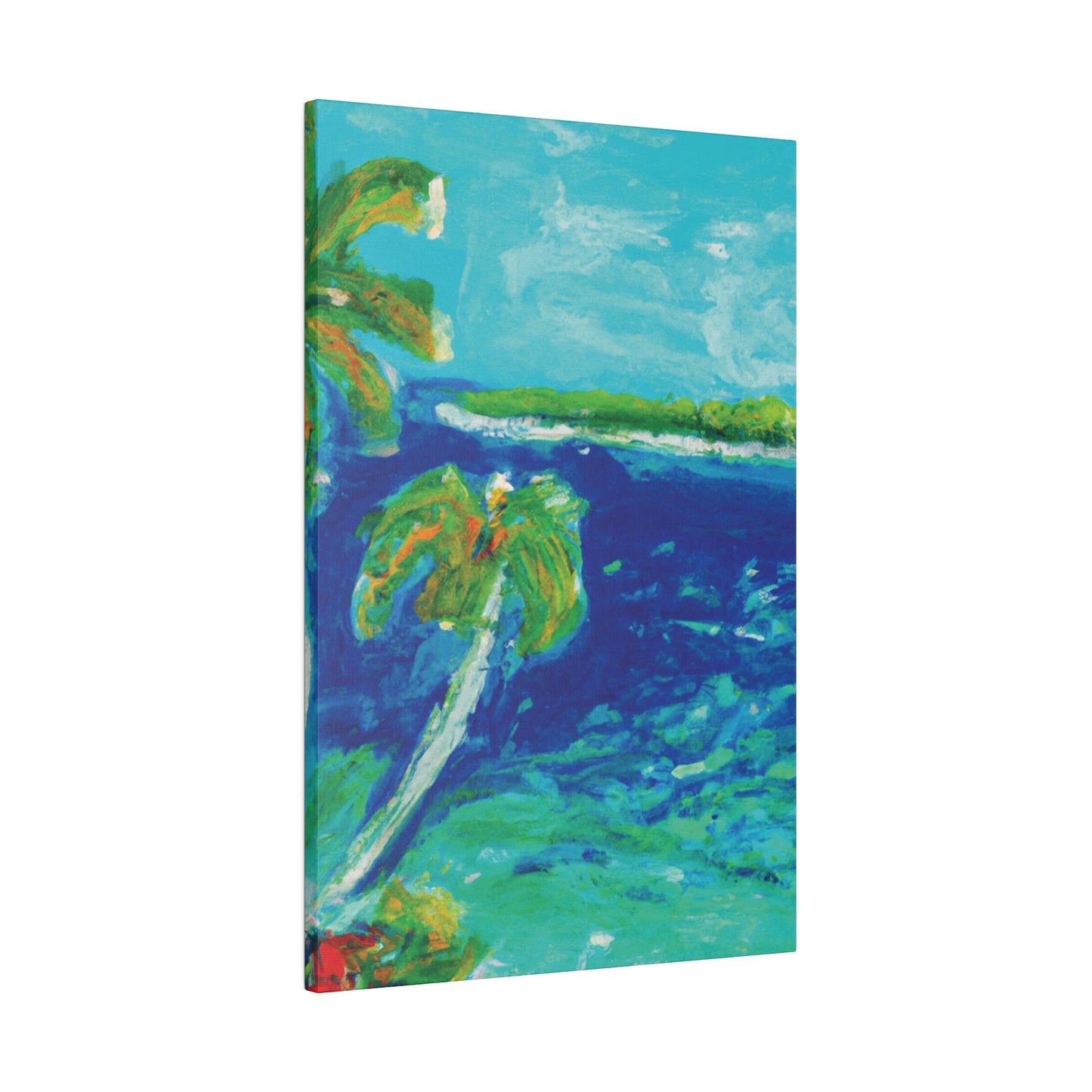 4657V - Bahamas Ocean Painting Print | Bahamas | Ocean | Beach | Poster | Home Decor | Wall Art | Canvas