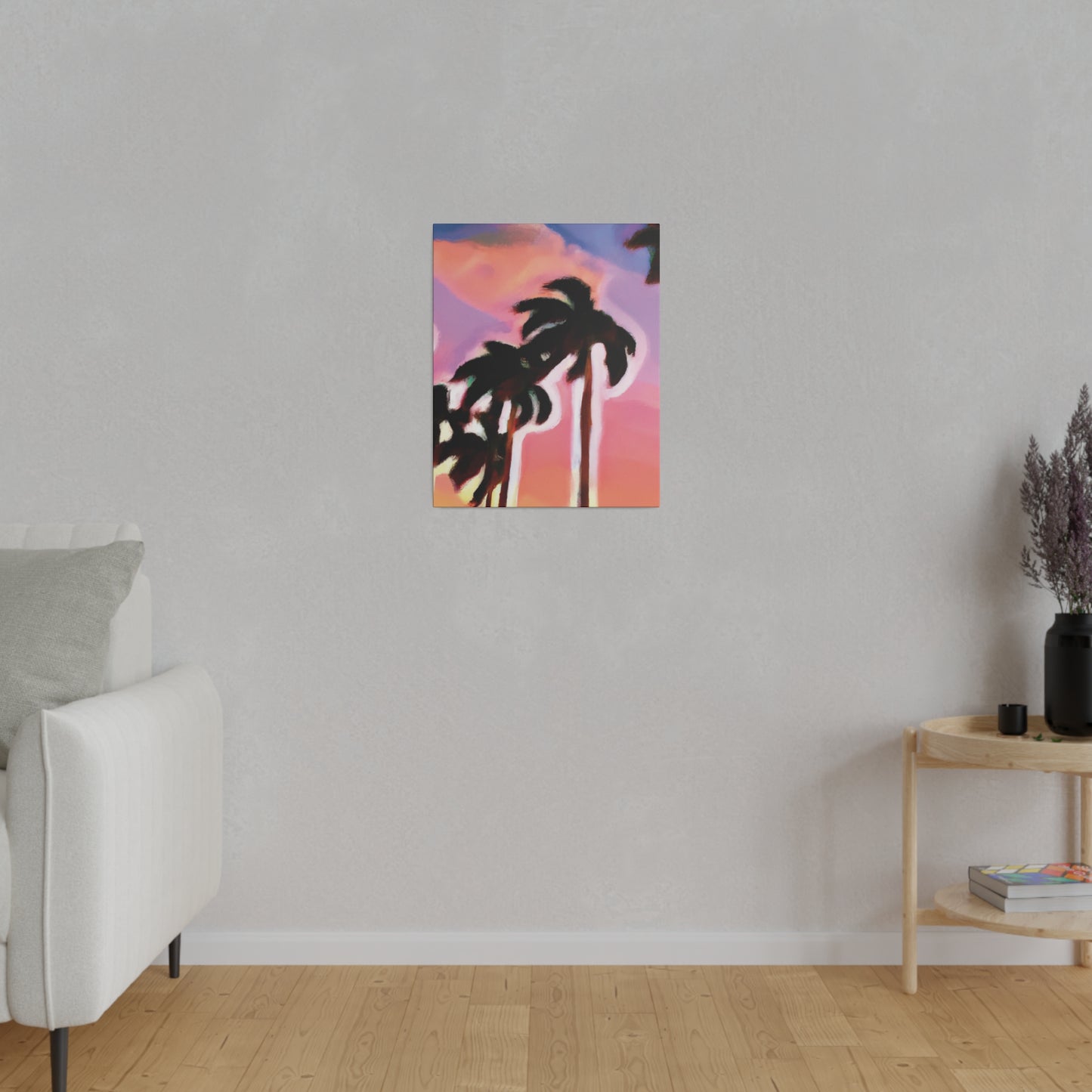 3563H - Miami Beach Sunset Painting Print | Miami | Beach | Sunset | Poster | Home Decor | Wall Art | Canvas