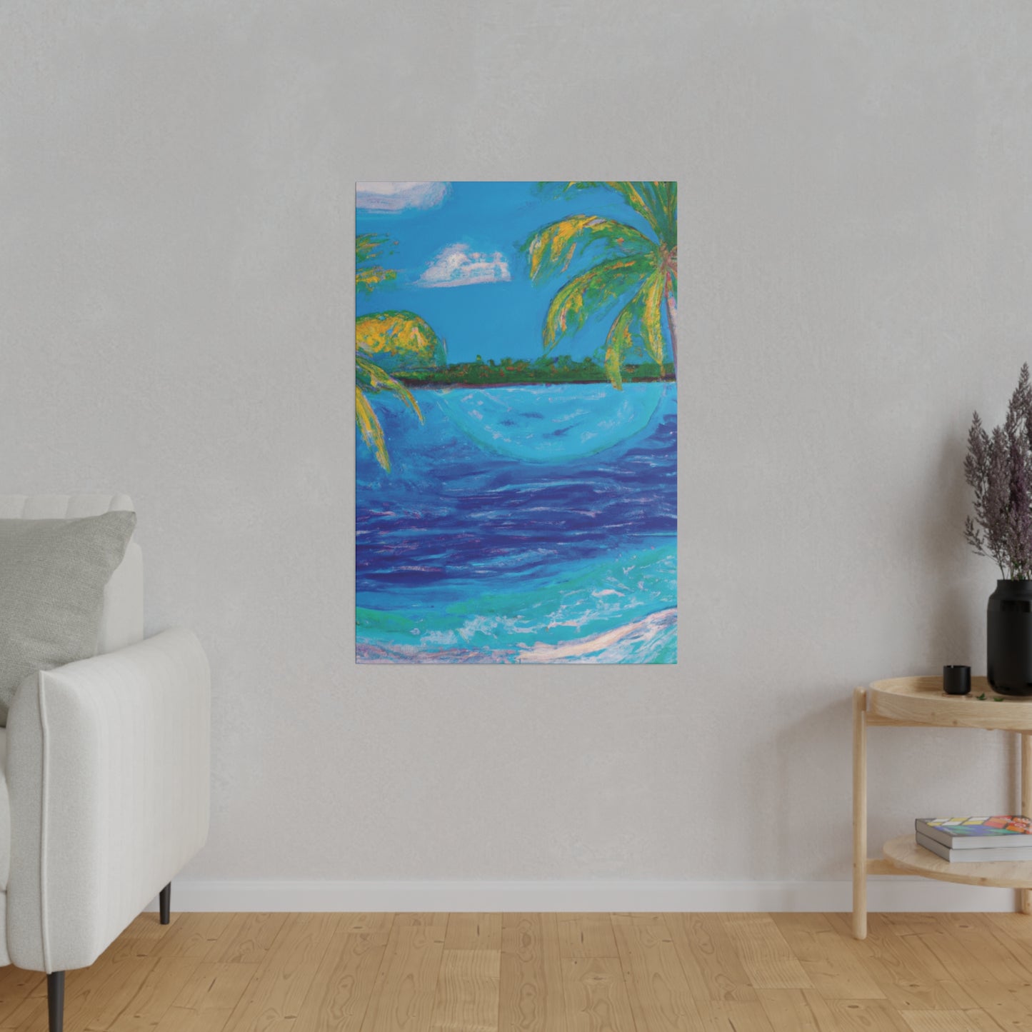 6704T - Bahamas Ocean Painting Print | Bahamas | Ocean | Beach | Poster | Home Decor | Wall Art | Canvas