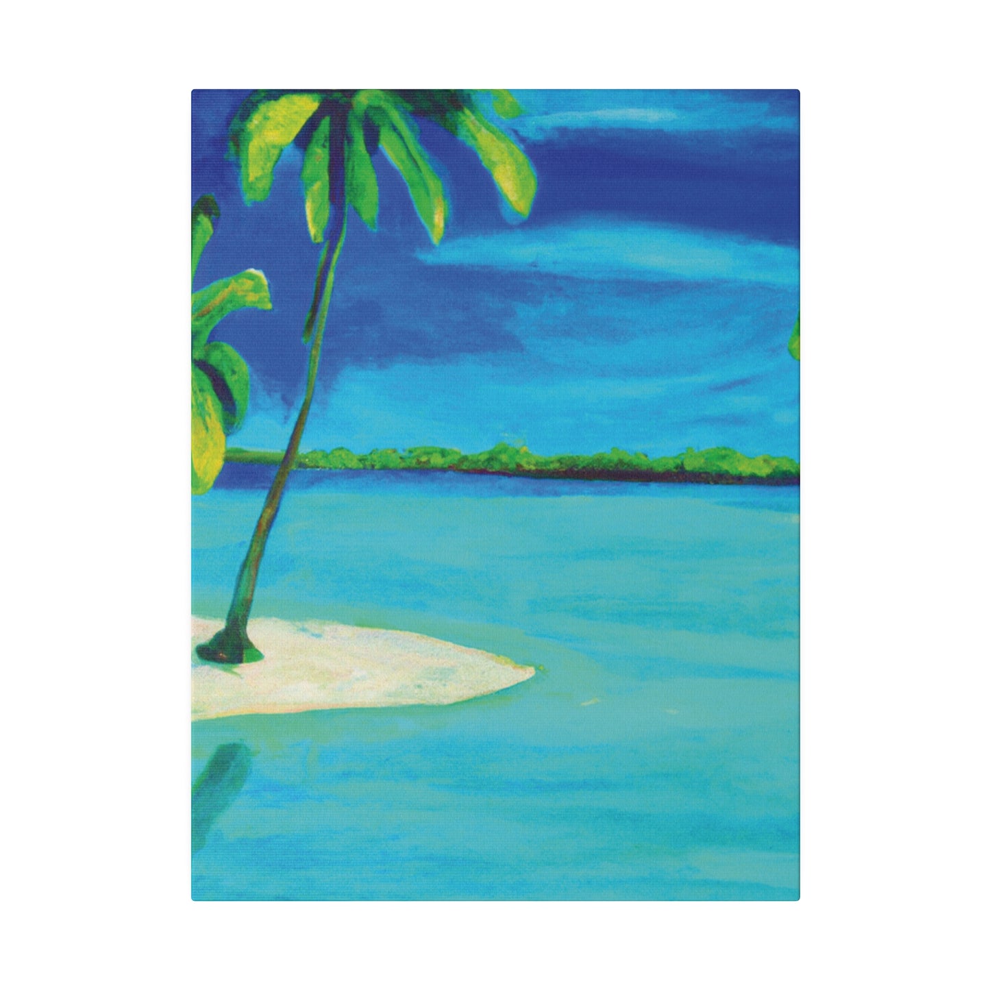 7352P - Bahamas Ocean Painting Print | Bahamas | Ocean | Beach | Poster | Home Decor | Wall Art | Canvas
