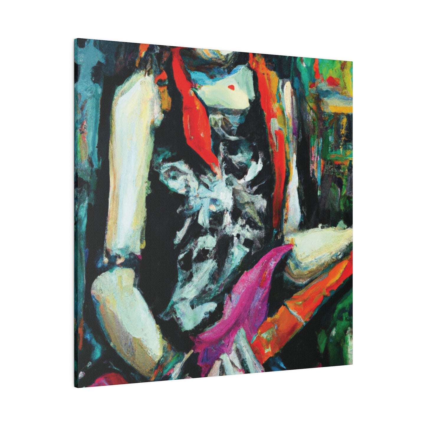 7134X - Rockstar Oil Painting Style Print | Poster | Home Decor | Wall Art | Music Art | Canvas