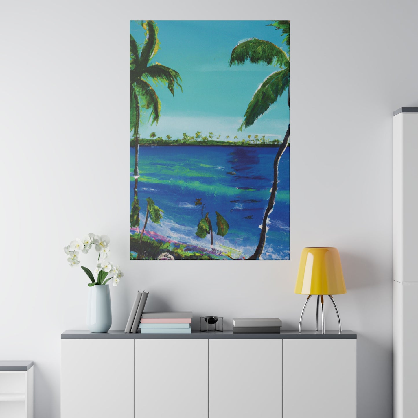 5491V - Bahamas Ocean Painting Print | Bahamas | Ocean | Beach | Poster | Home Decor | Wall Art | Canvas