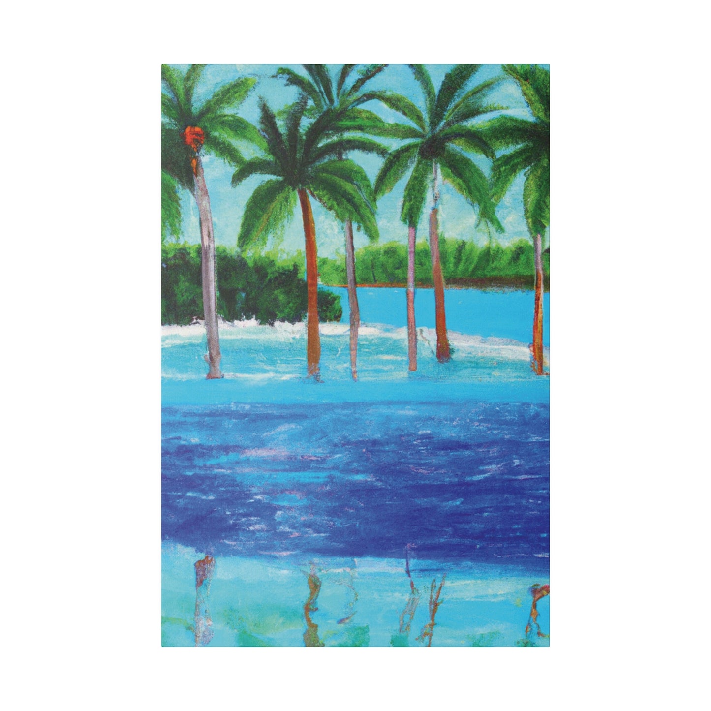 4563X - Bahamas Ocean Painting Print | Bahamas | Ocean | Beach | Poster | Home Decor | Wall Art | Canvas