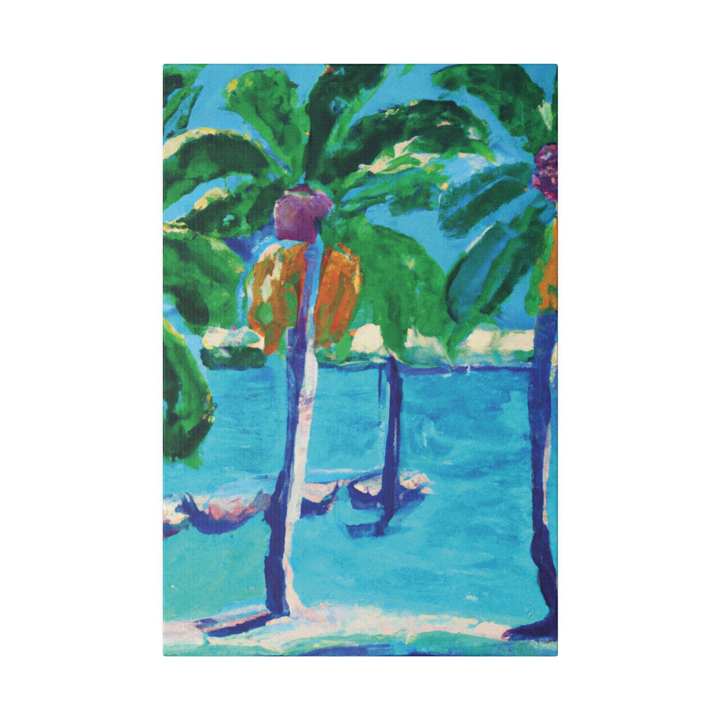 2944U - Bahamas Ocean Painting Print | Bahamas | Ocean | Beach | Poster | Home Decor | Wall Art | Canvas