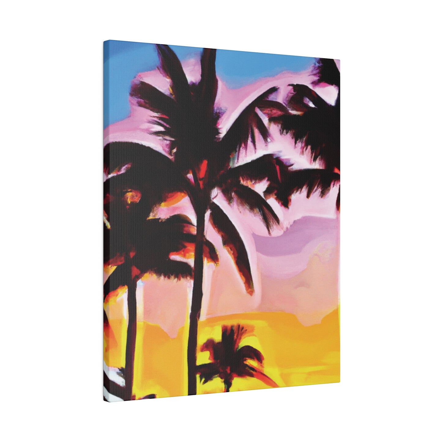 742X - Miami Beach Sunset Painting Print | Miami | Beach | Sunset | Poster | Home Decor | Wall Art | Canvas