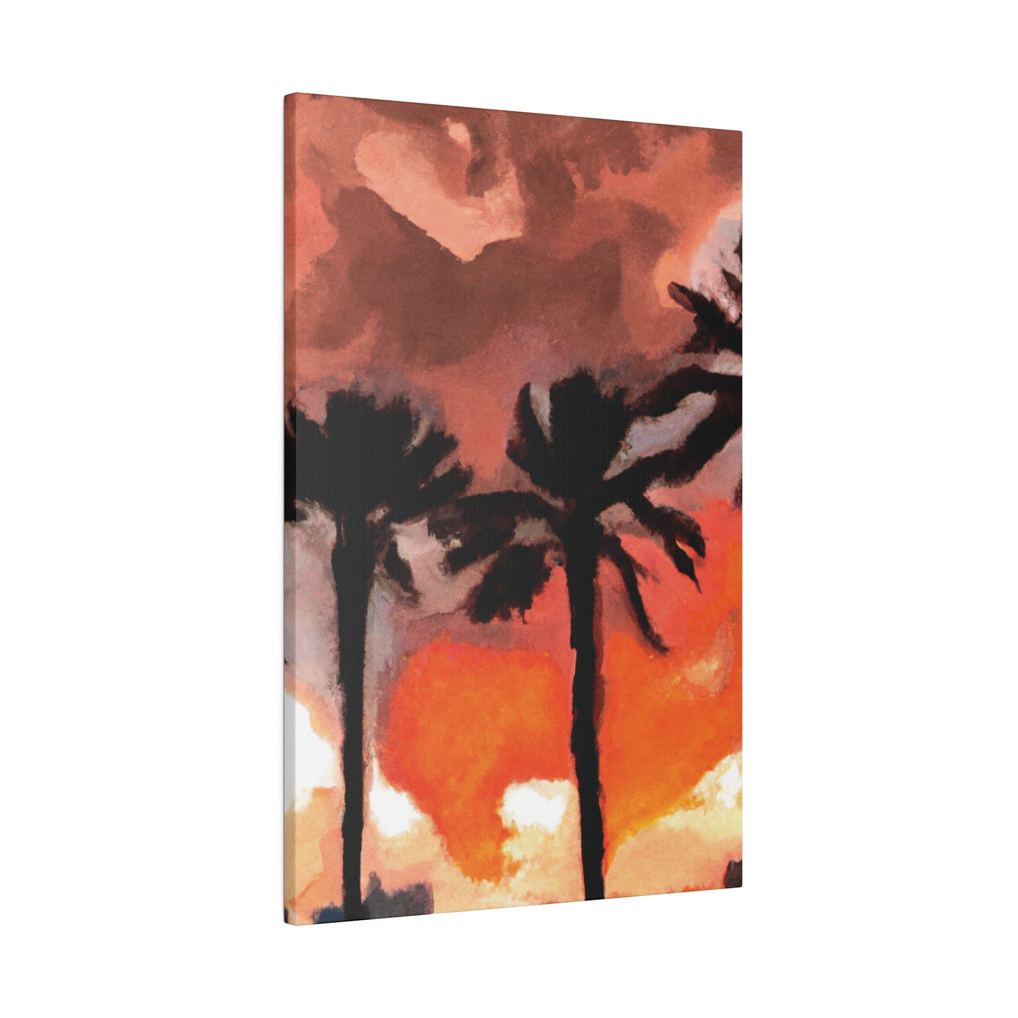 9073X - Miami Beach Sunset Painting Print | Miami | Beach | Sunset | Poster | Home Decor | Wall Art | Canvas