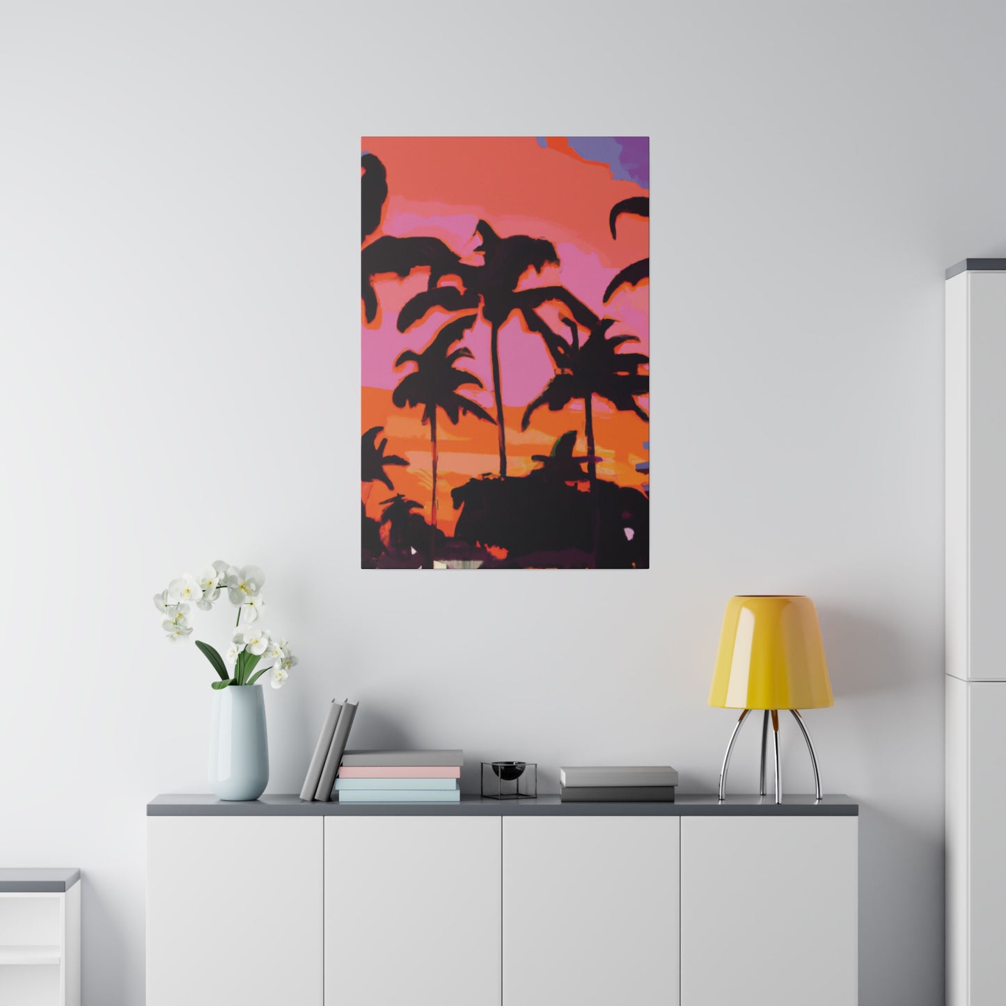 6226X - Miami Beach Sunset Painting Print | Miami | Beach | Sunset | Poster | Home Decor | Wall Art | Canvas