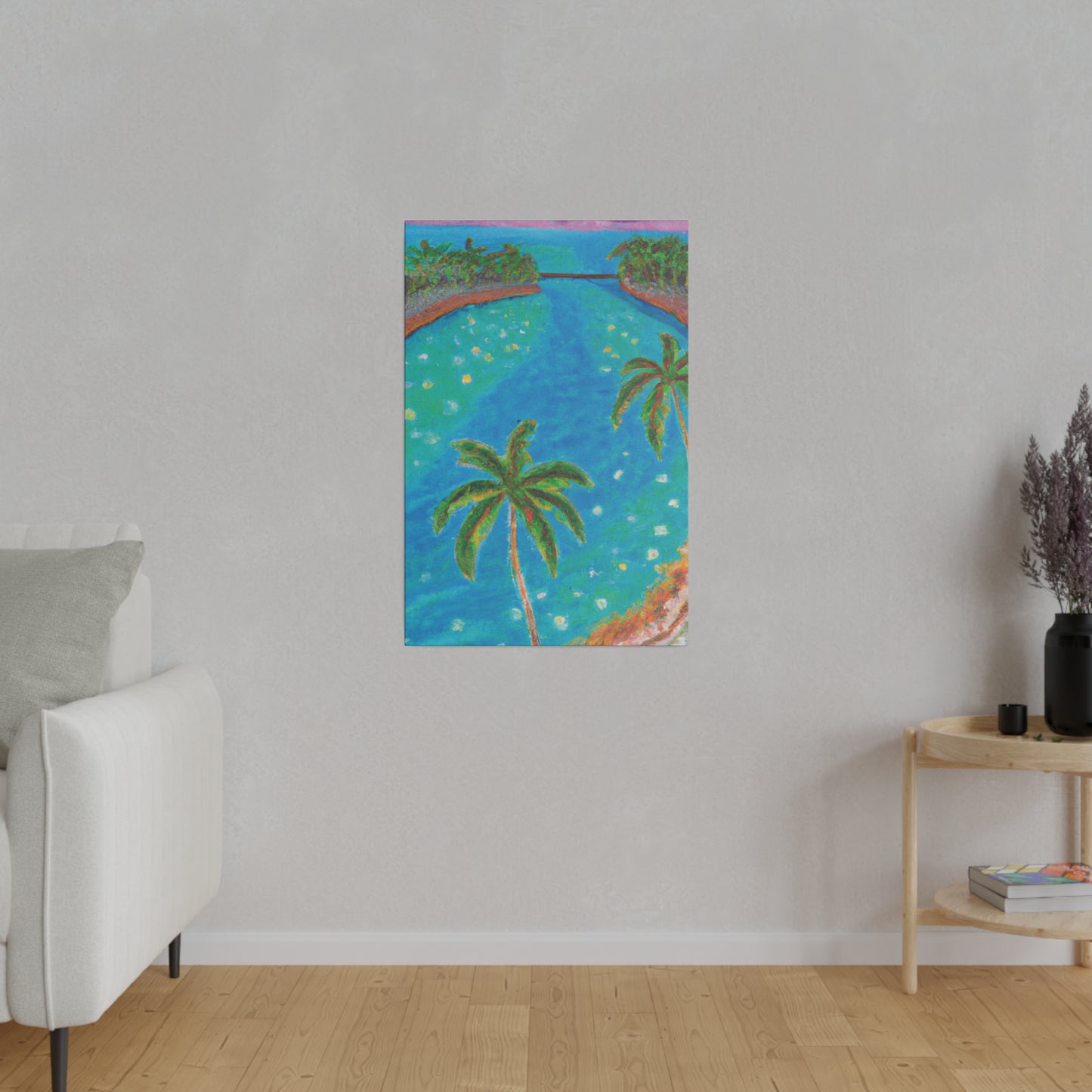 3827C - Bahamas Ocean Painting Print | Bahamas | Ocean | Beach | Poster | Home Decor | Wall Art | Canvas