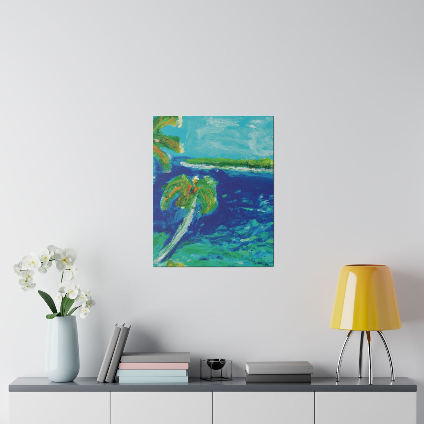 4657V - Bahamas Ocean Painting Print | Bahamas | Ocean | Beach | Poster | Home Decor | Wall Art | Canvas