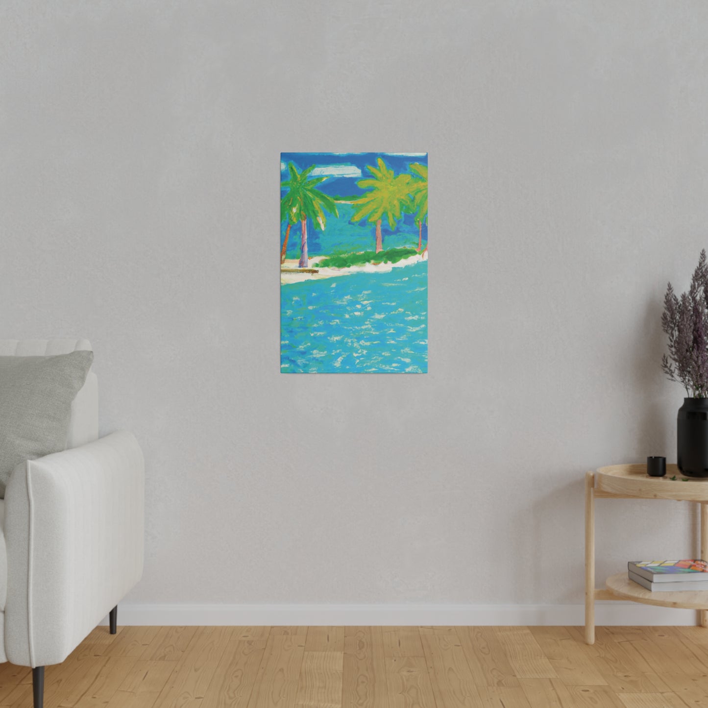 3271K - Bahamas Ocean Painting Print | Bahamas | Ocean | Beach | Poster | Home Decor | Wall Art | Canvas
