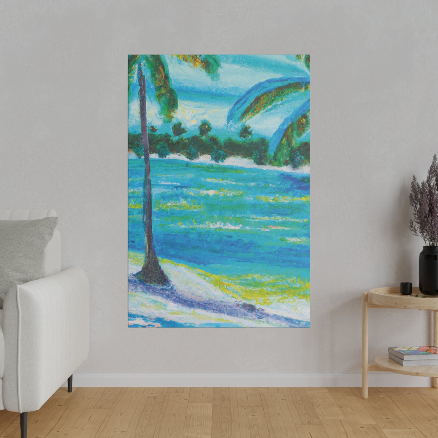 5874R - Bahamas Ocean Painting Print | Bahamas | Ocean | Beach | Poster | Home Decor | Wall Art | Canvas