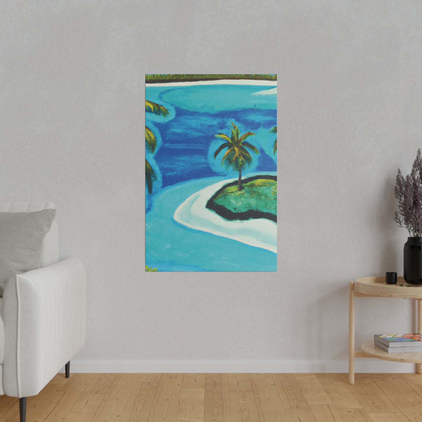 4265U - Bahamas Ocean Painting Print | Bahamas | Ocean | Beach | Poster | Home Decor | Wall Art | Canvas