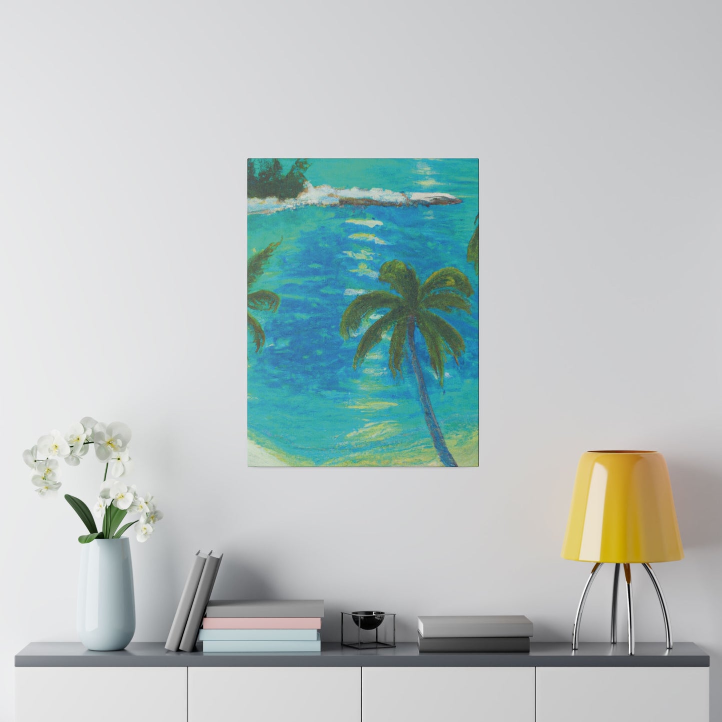 4512F - Bahamas Ocean Painting Print | Bahamas | Ocean | Beach | Poster | Home Decor | Wall Art | Canvas