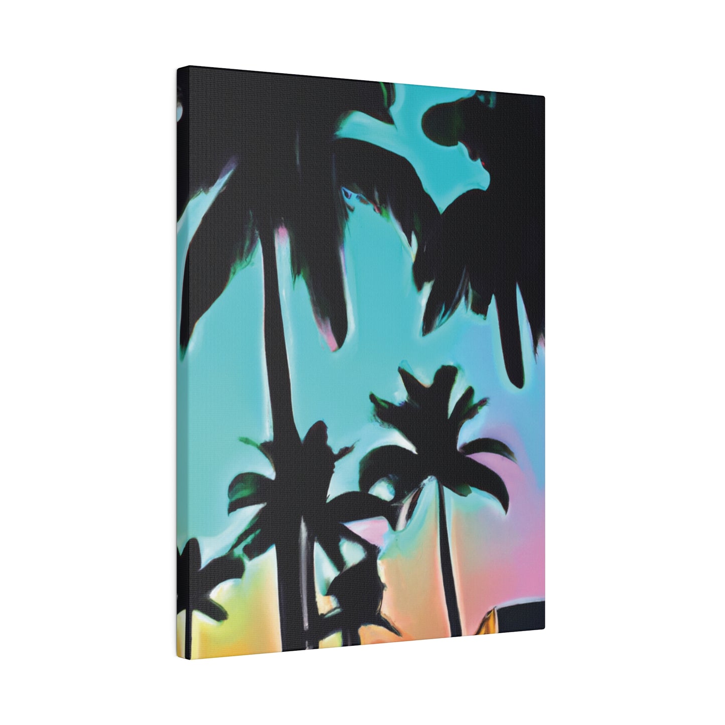 5491X - Miami Beach Sunset Painting Print | Miami | Beach | Sunset | Poster | Home Decor | Wall Art | Canvas