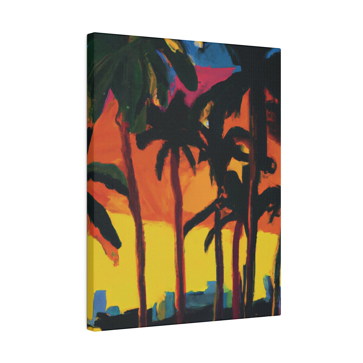 7398G - Miami Beach Sunset Painting Print | Miami | Beach | Sunset | Poster | Home Decor | Wall Art | Canvas