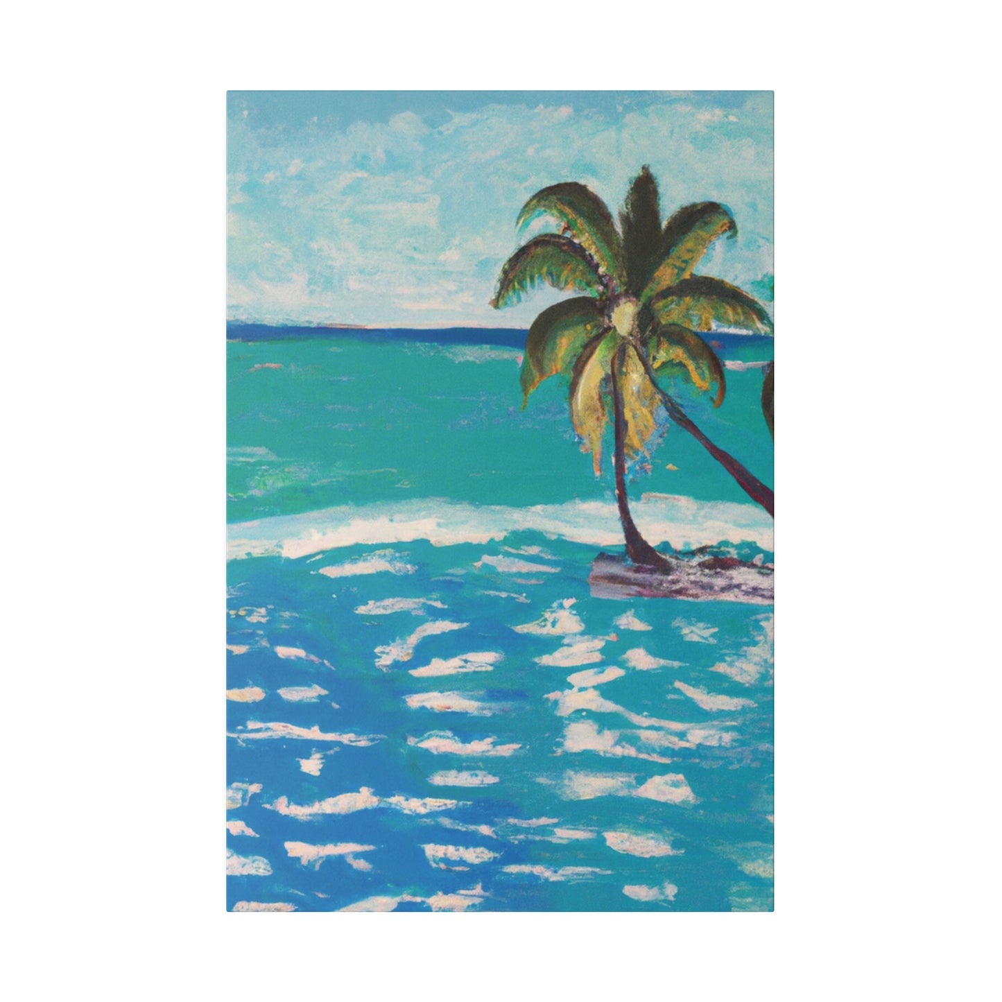 4081V - Bahamas Ocean Painting Print | Bahamas | Ocean | Beach | Poster | Home Decor | Wall Art | Canvas