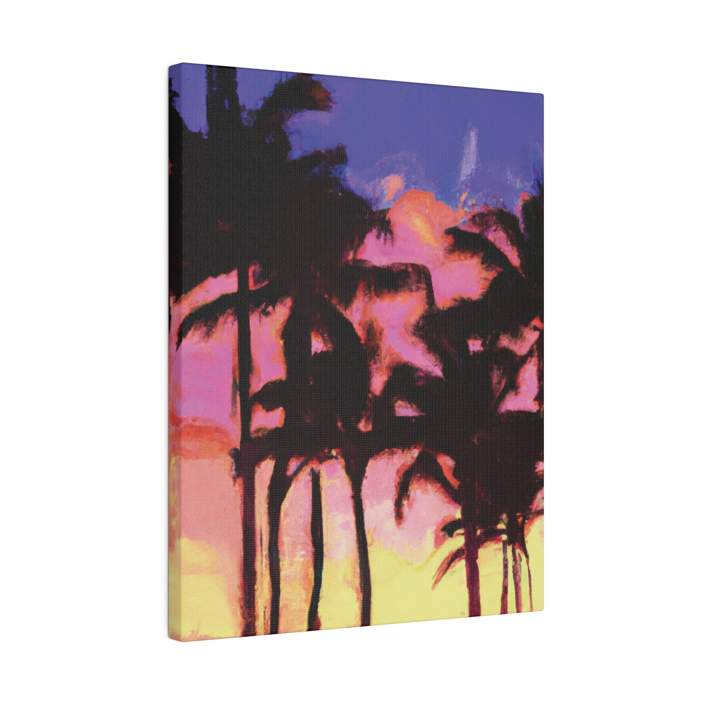 9365H - Miami Beach Sunset Painting Print | Miami | Beach | Sunset | Poster | Home Decor | Wall Art | Canvas