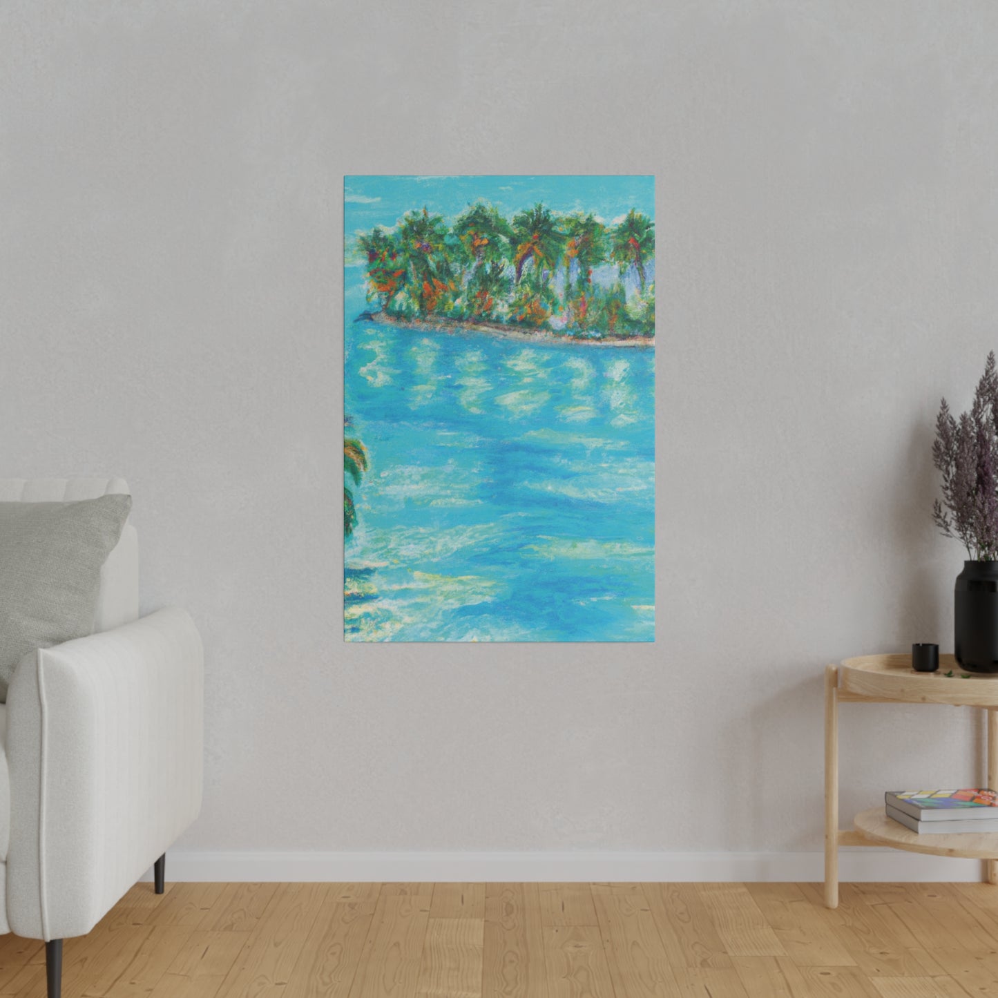 8625Q - Bahamas Ocean Painting Print | Bahamas | Ocean | Beach | Poster | Home Decor | Wall Art | Canvas