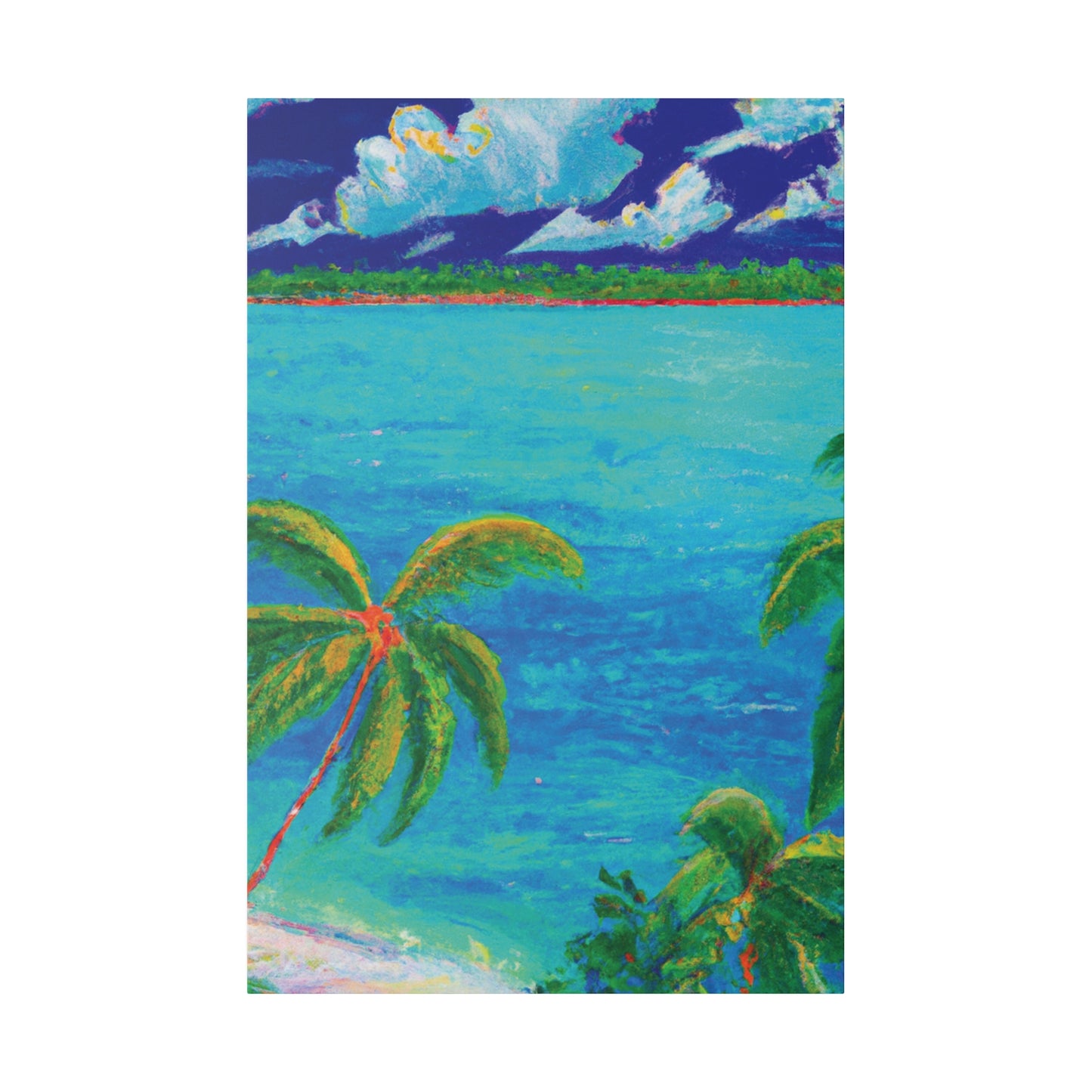 5654U - Bahamas Ocean Painting Print | Bahamas | Ocean | Beach | Poster | Home Decor | Wall Art | Canvas