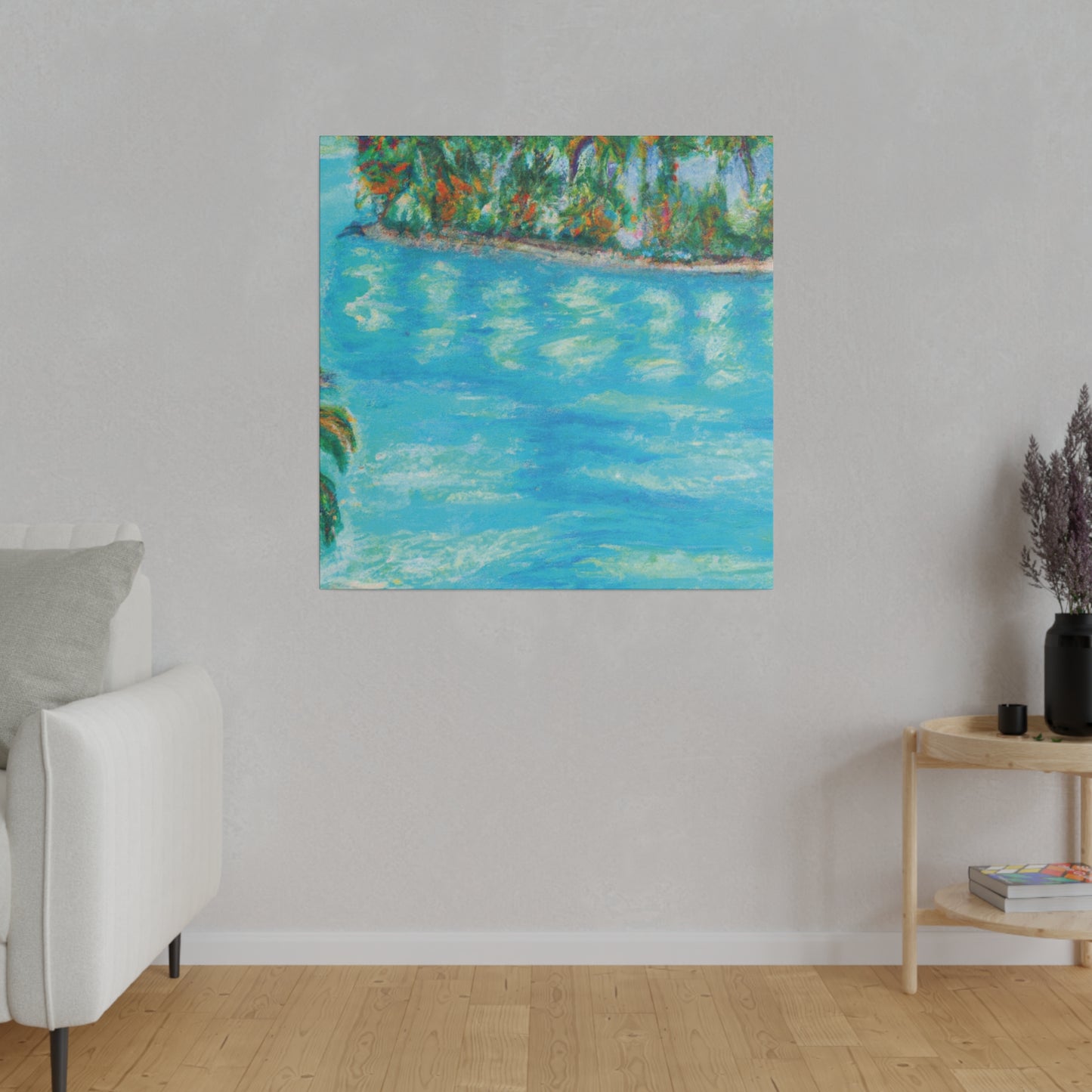 8625Q - Bahamas Ocean Painting Print | Bahamas | Ocean | Beach | Poster | Home Decor | Wall Art | Canvas