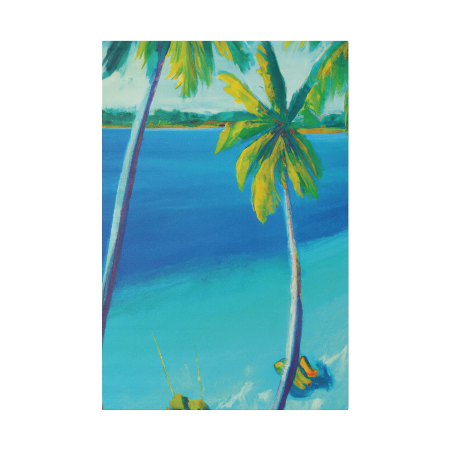 7593L - Bahamas Ocean Painting Print | Bahamas | Ocean | Beach | Poster | Home Decor | Wall Art | Canvas