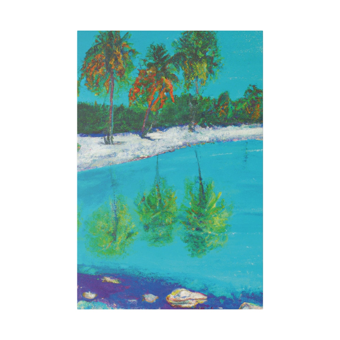 8297H - Bahamas Ocean Painting Print | Bahamas | Ocean | Beach | Poster | Home Decor | Wall Art | Canvas