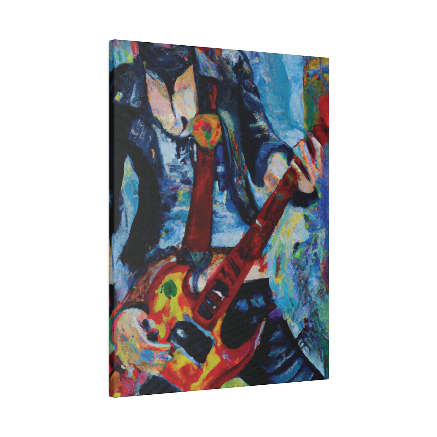 7105A - Rockstar Oil Painting Style Print | Poster | Home Decor | Wall Art | Music Art | Canvas