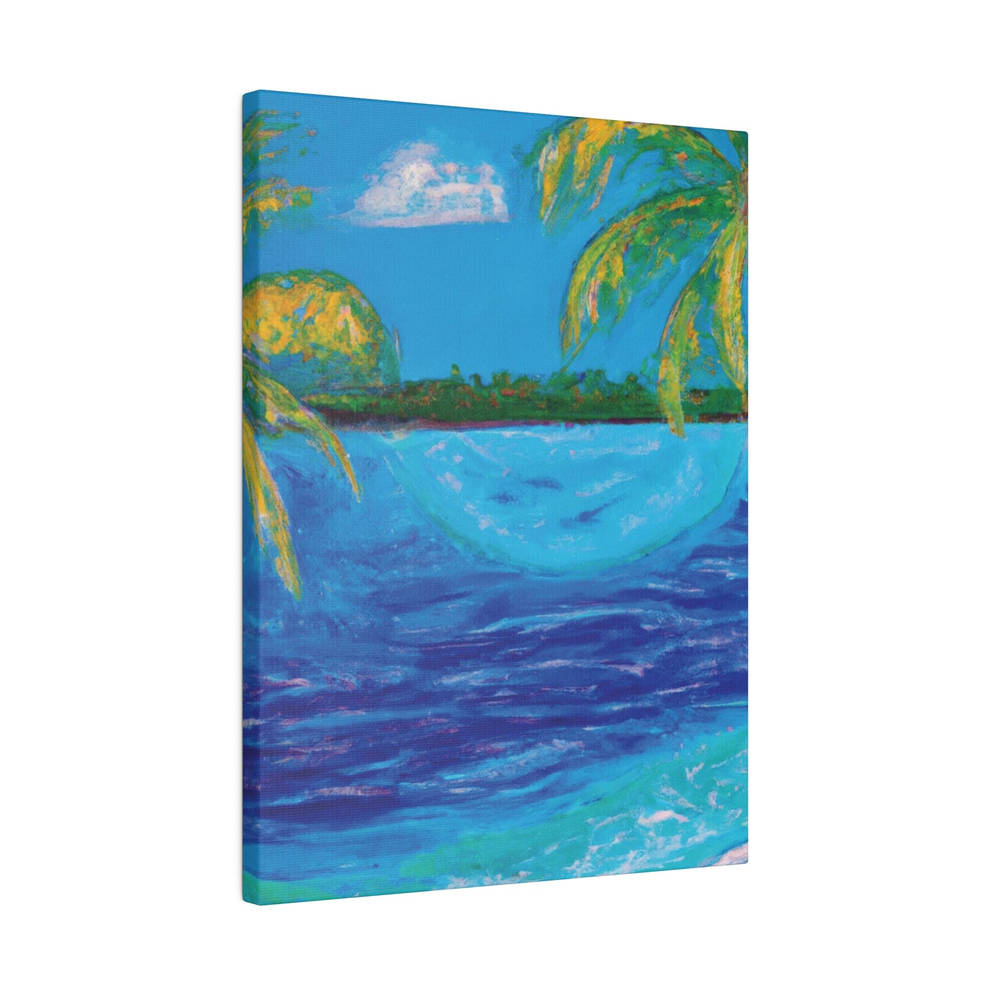 6704T - Bahamas Ocean Painting Print | Bahamas | Ocean | Beach | Poster | Home Decor | Wall Art | Canvas