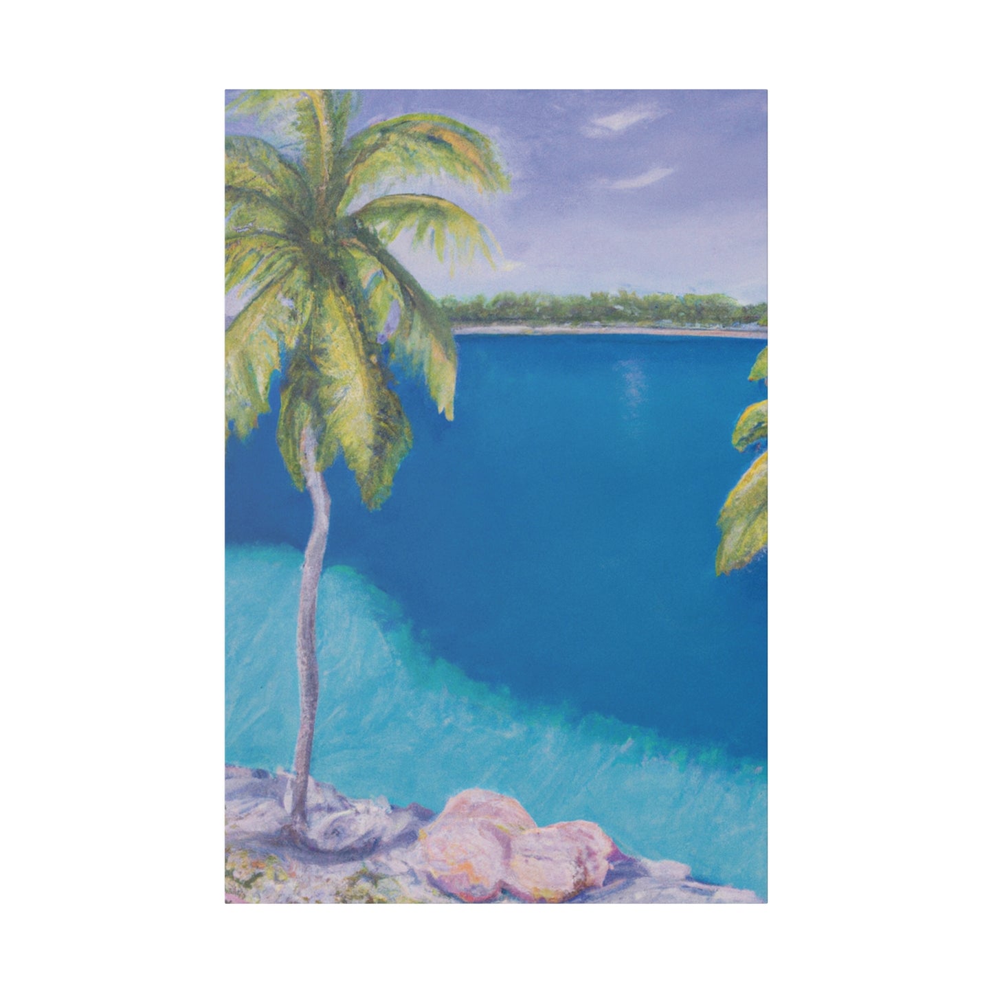 8739X - Bahamas Ocean Painting Print | Bahamas | Ocean | Beach | Poster | Home Decor | Wall Art | Canvas