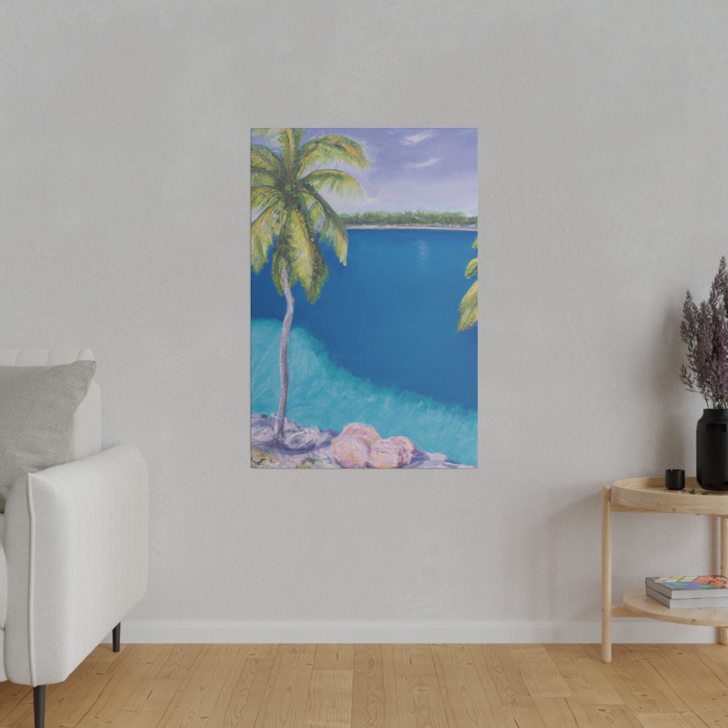 8739X - Bahamas Ocean Painting Print | Bahamas | Ocean | Beach | Poster | Home Decor | Wall Art | Canvas