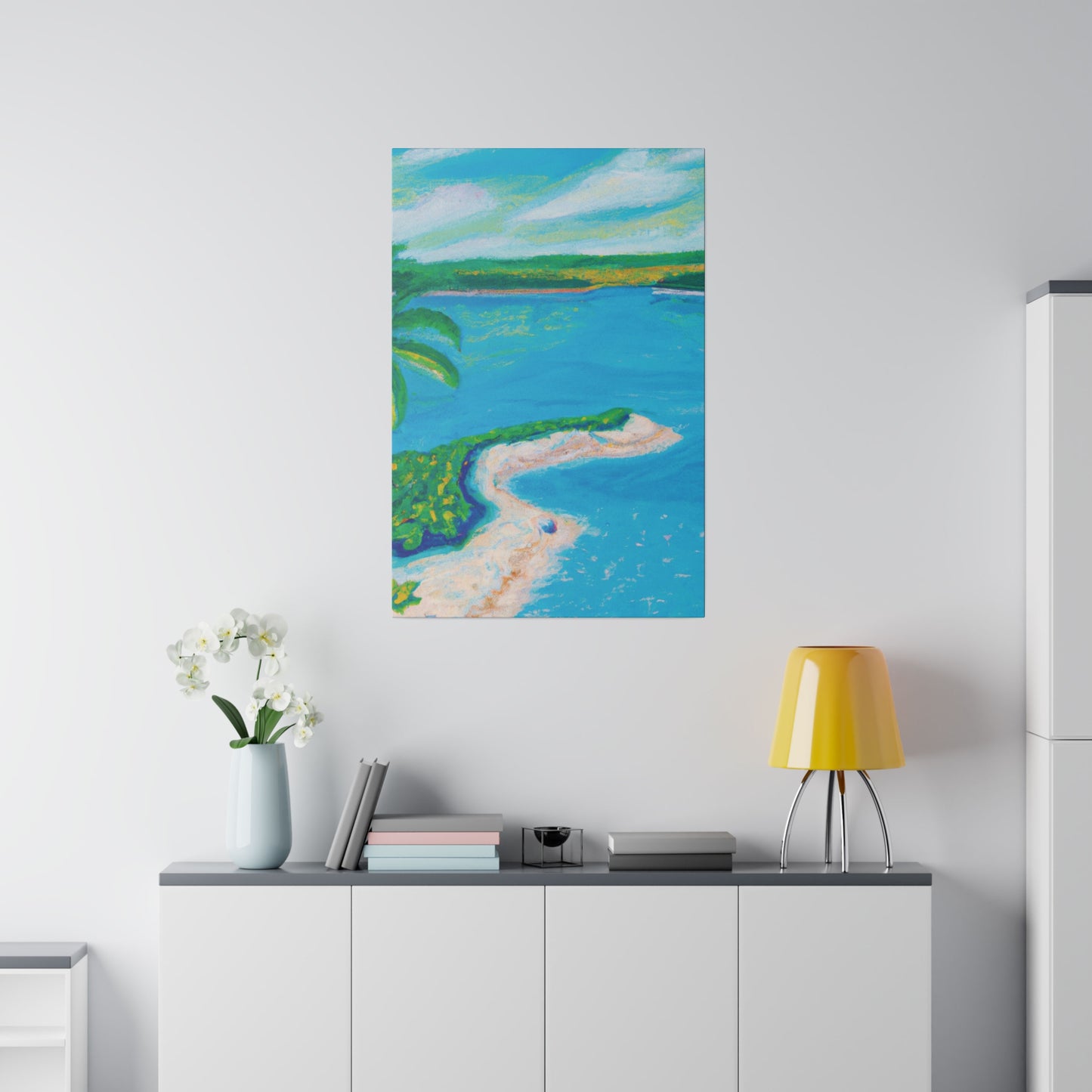 4895I - Bahamas Ocean Painting Print | Bahamas | Ocean | Beach | Poster | Home Decor | Wall Art | Canvas