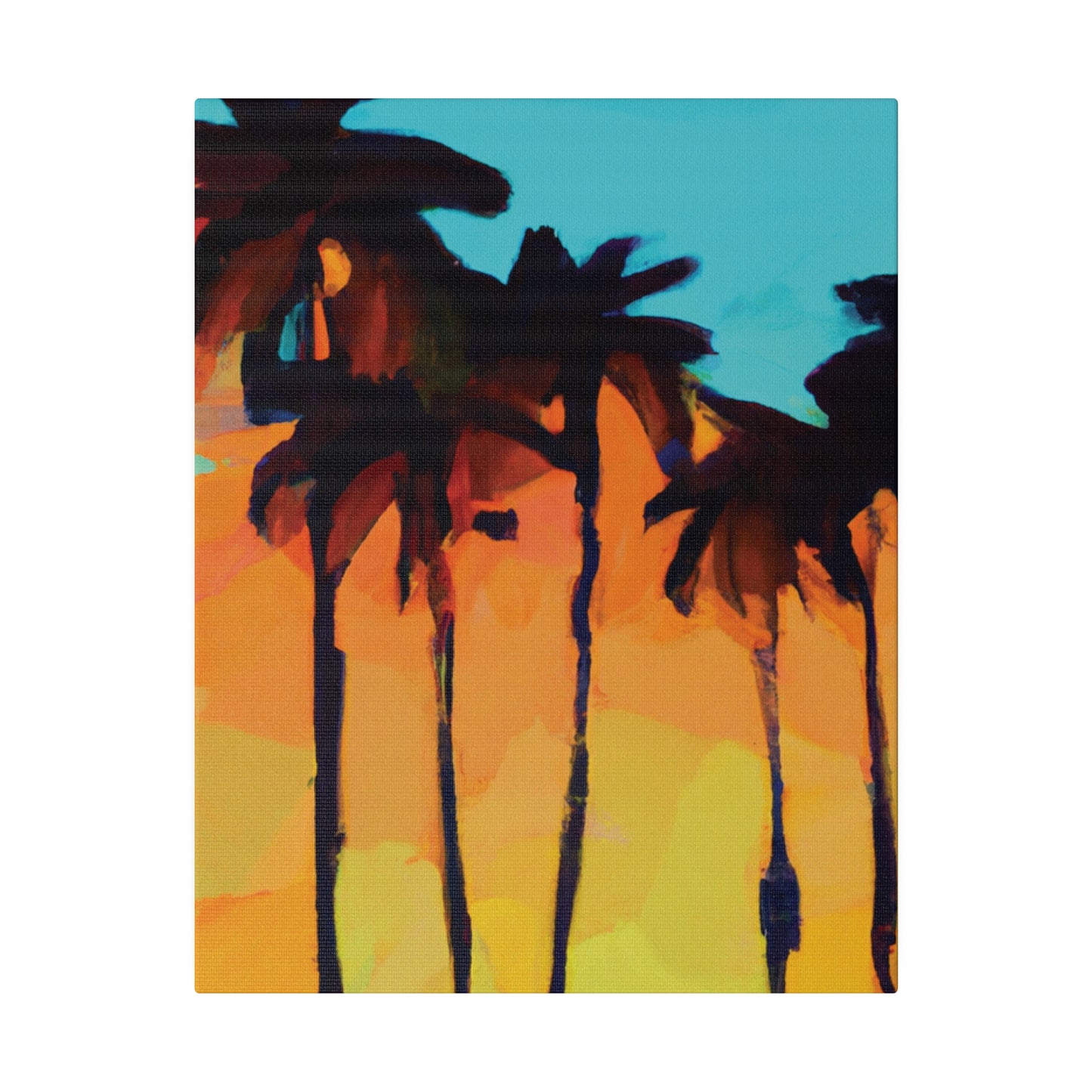 3606O - Miami Beach Sunset Painting Print | Miami | Beach | Sunset | Poster | Home Decor | Wall Art | Canvas