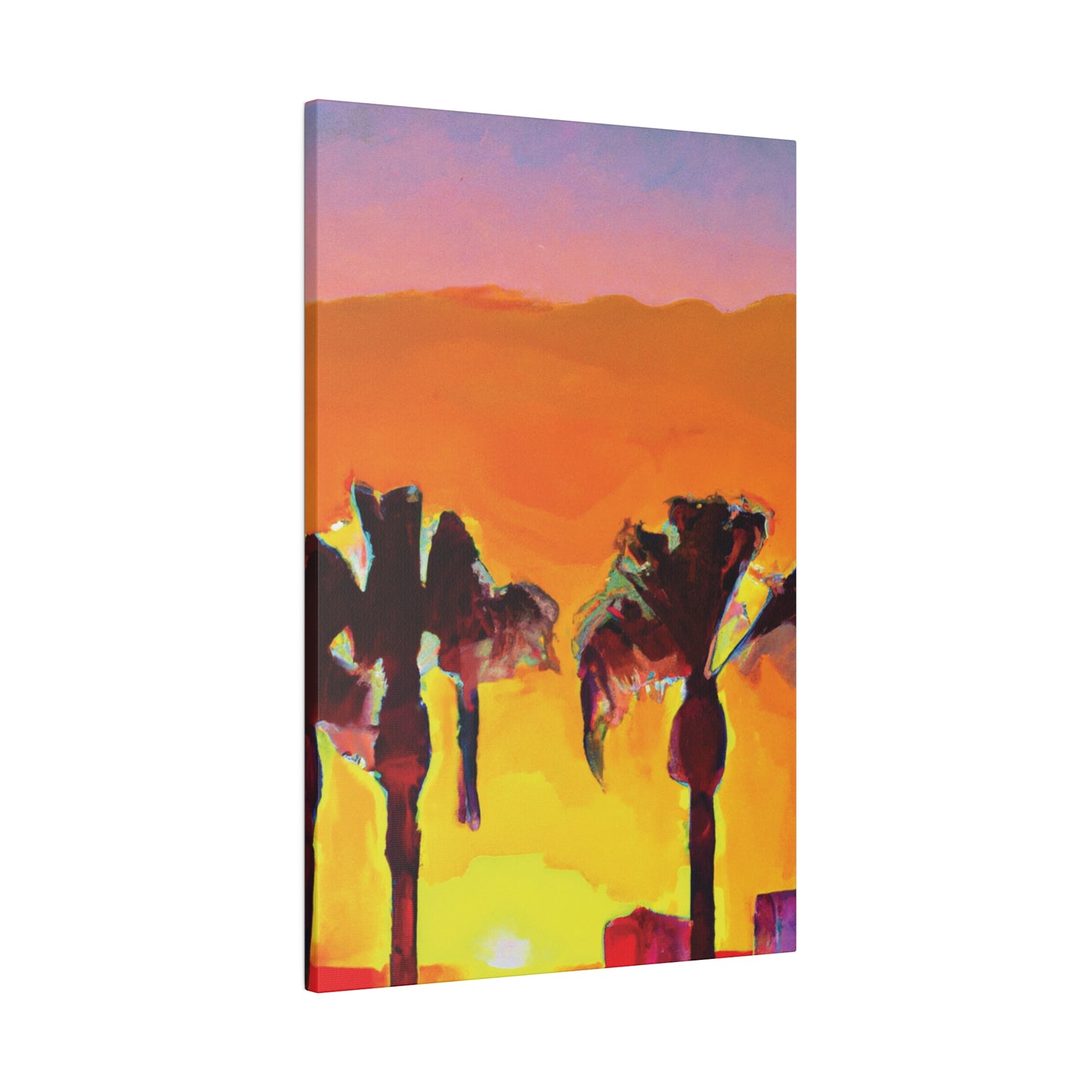 9347V - Miami Beach Sunset Painting Print | Miami | Beach | Sunset | Poster | Home Decor | Wall Art | Canvas