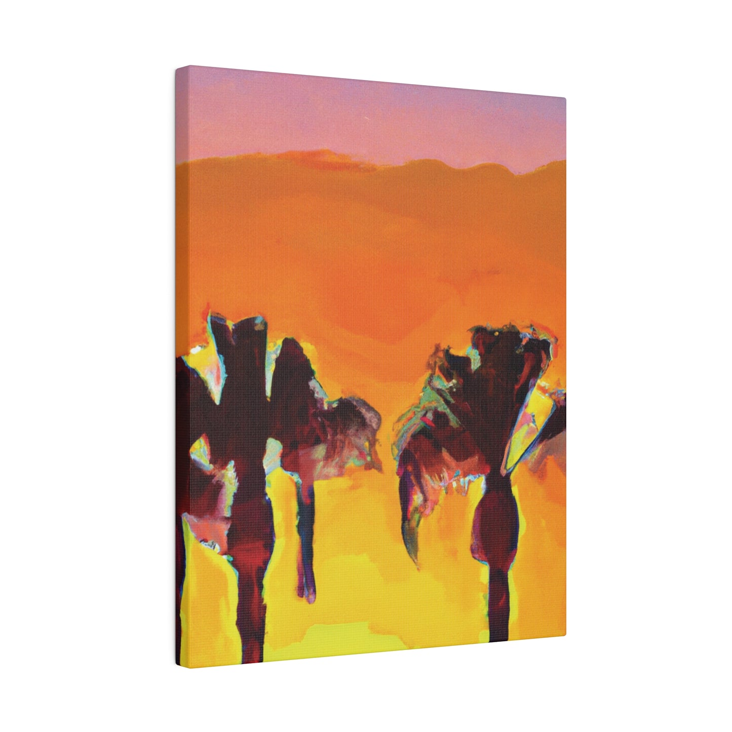 9347V - Miami Beach Sunset Painting Print | Miami | Beach | Sunset | Poster | Home Decor | Wall Art | Canvas