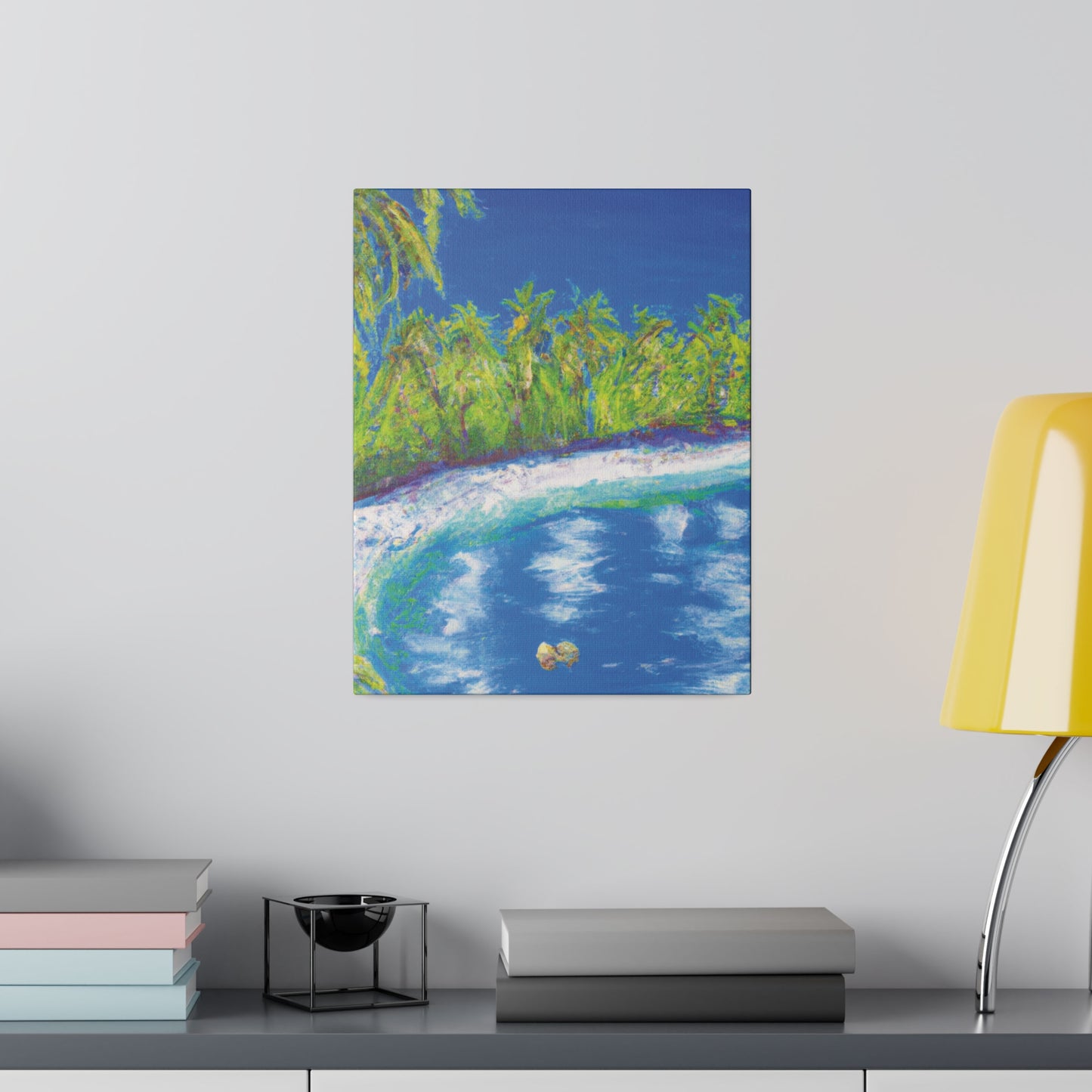 3798C - Bahamas Ocean Painting Print | Bahamas | Ocean | Beach | Poster | Home Decor | Wall Art | Canvas