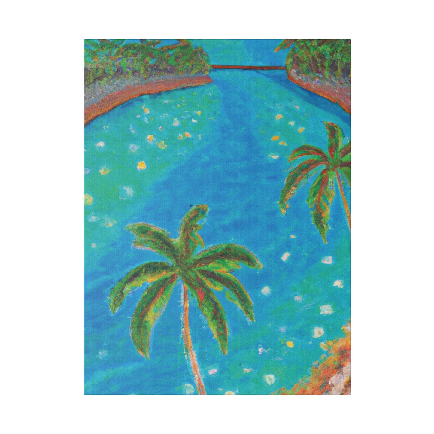3827C - Bahamas Ocean Painting Print | Bahamas | Ocean | Beach | Poster | Home Decor | Wall Art | Canvas