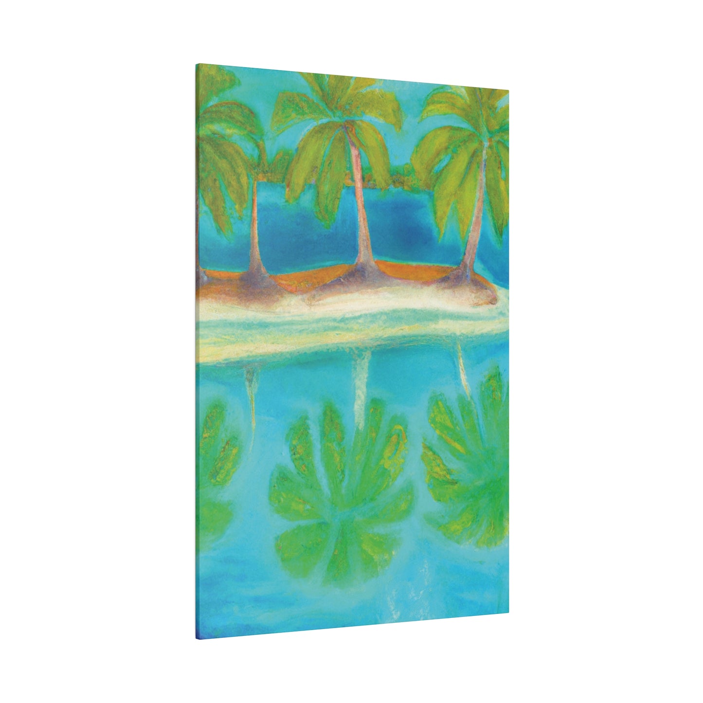 3294K - Bahamas Ocean Painting Print | Bahamas | Ocean | Beach | Poster | Home Decor | Wall Art | Canvas