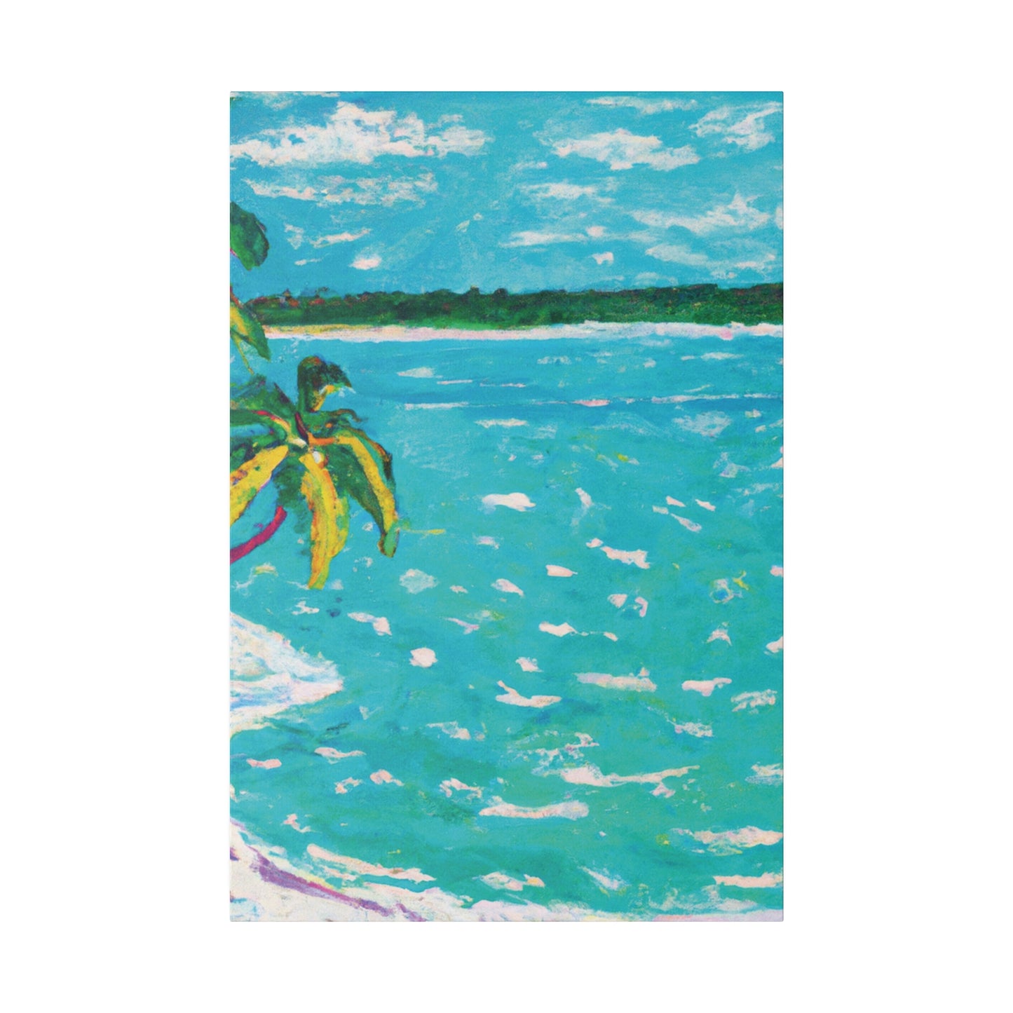 8278H - Bahamas Ocean Painting Print | Bahamas | Ocean | Beach | Poster | Home Decor | Wall Art | Canvas