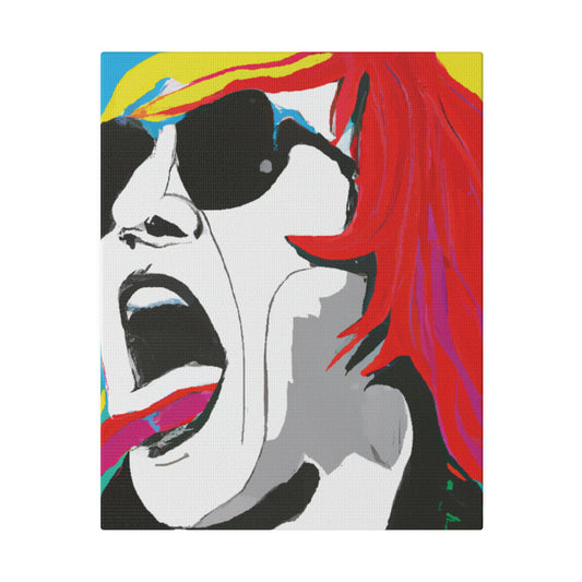 3833Z - Rockstar Painting Print | Face | Abstract | Poster | Home Decor | Wall Art | Music Art | Canvas