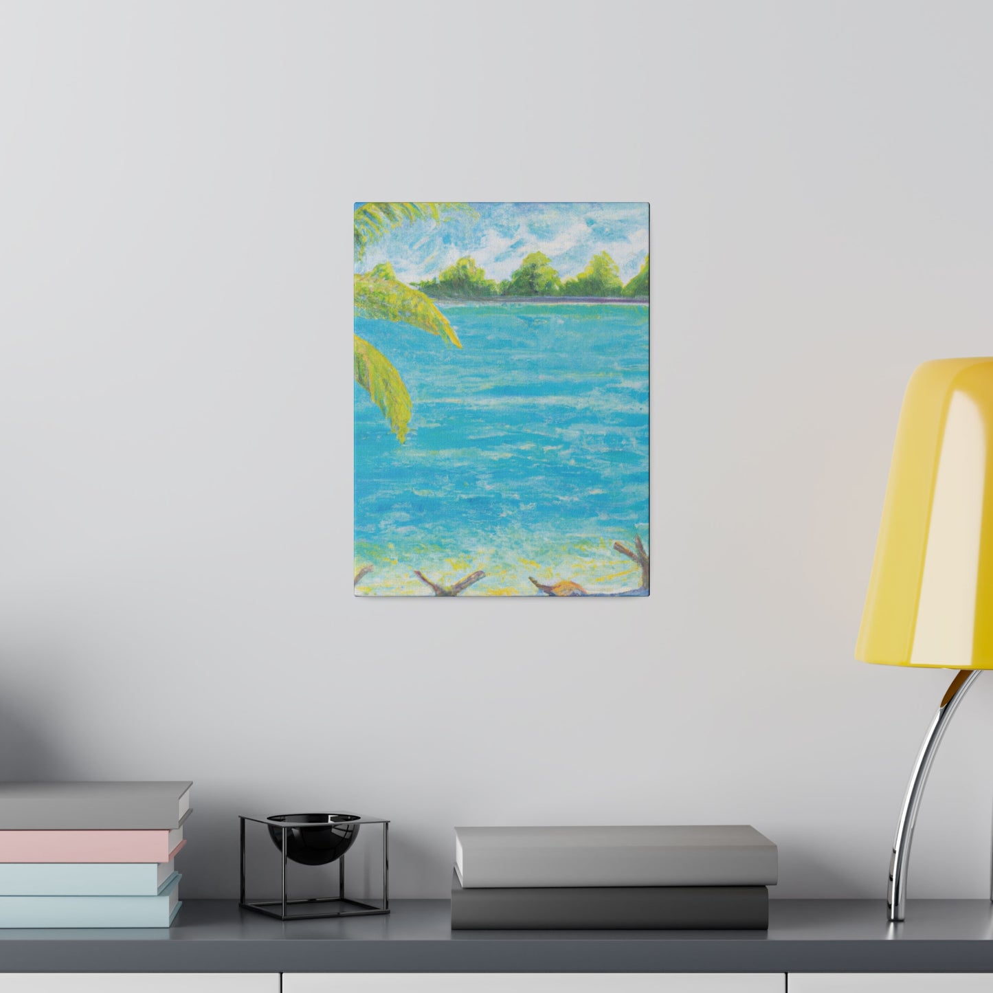 3007D - Bahamas Ocean Painting Print | Bahamas | Ocean | Beach | Poster | Home Decor | Wall Art | Canvas