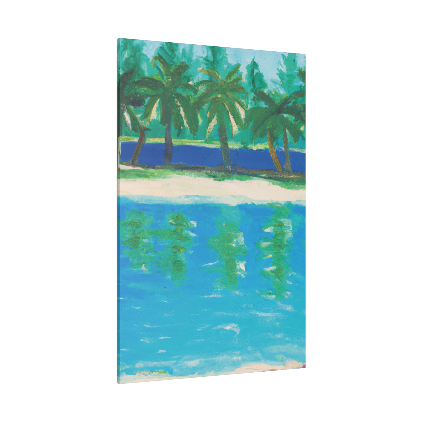 4129L - Bahamas Ocean Painting Print | Bahamas | Ocean | Beach | Poster | Home Decor | Wall Art | Canvas